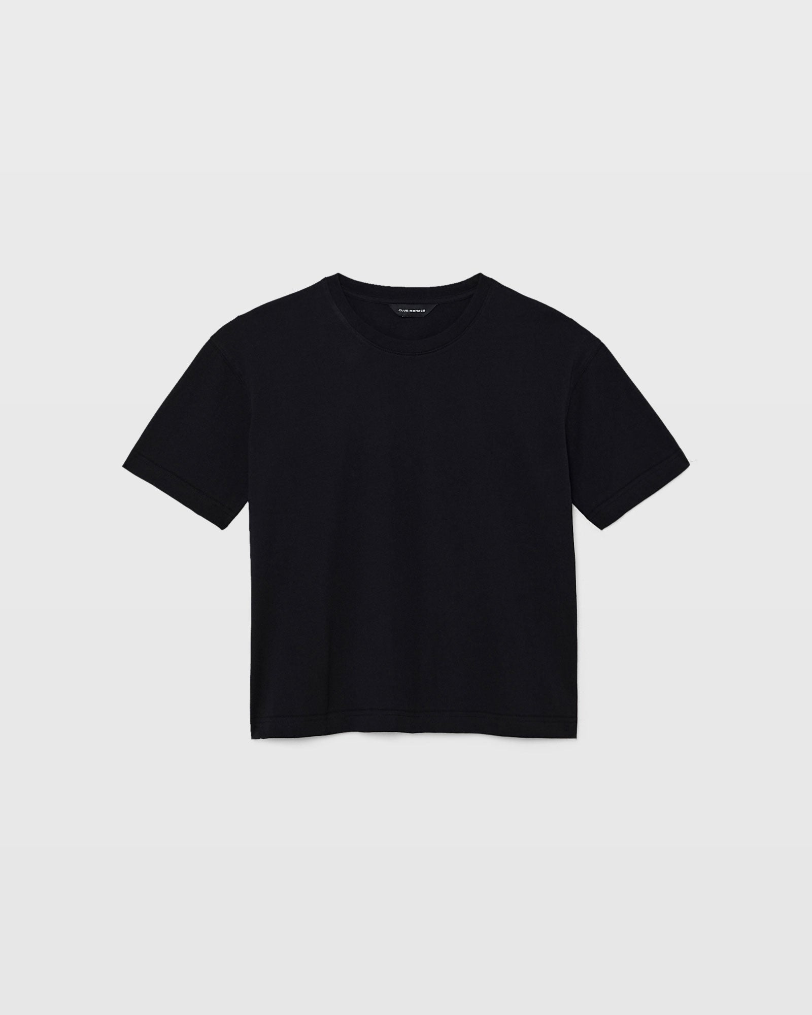 CLUB MONACO - T-shirt structuré - Noir