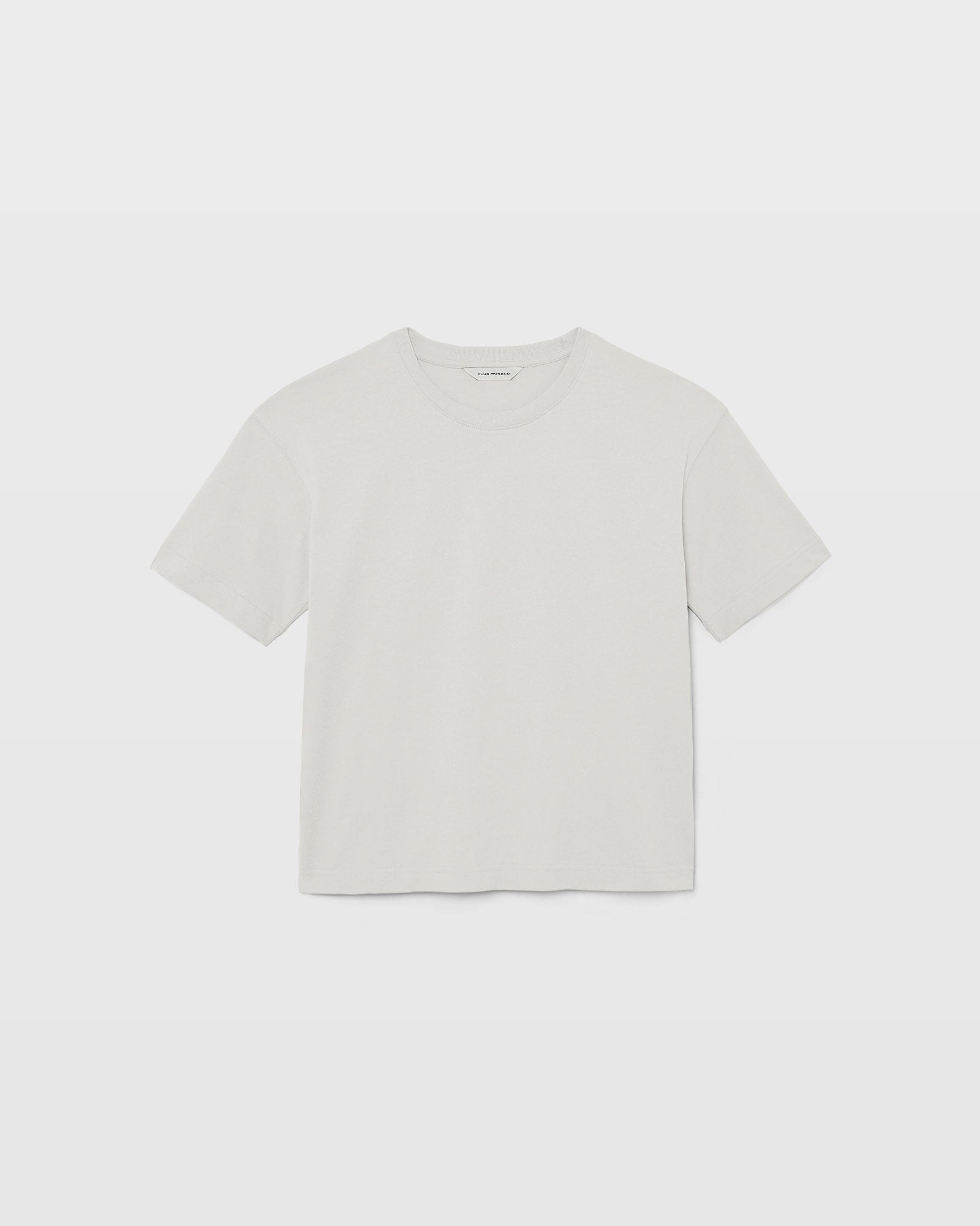 CLUB MONACO - Structured Tee - Light Beige