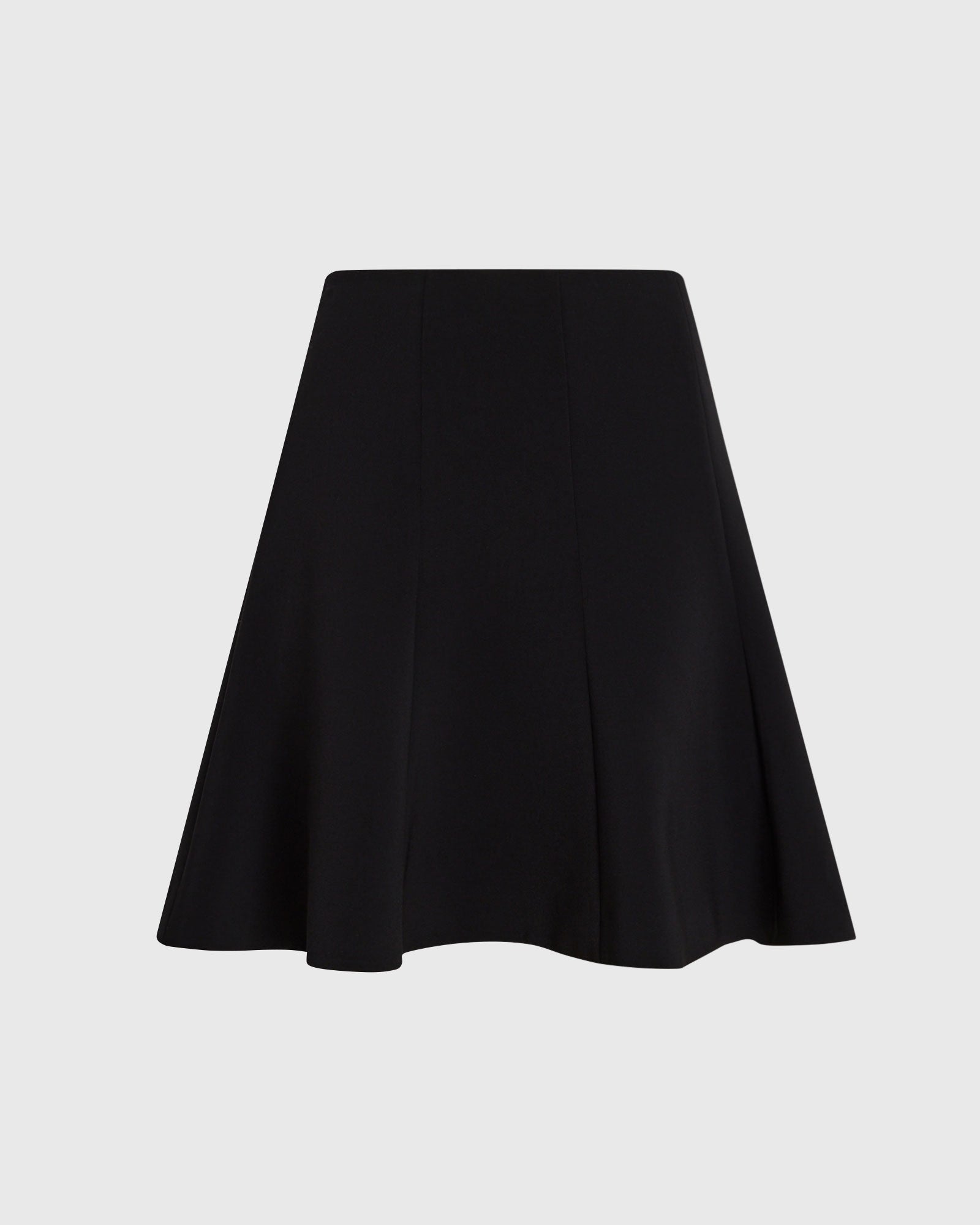 CLUB MONACO - Fluted Mini Skirt - Black