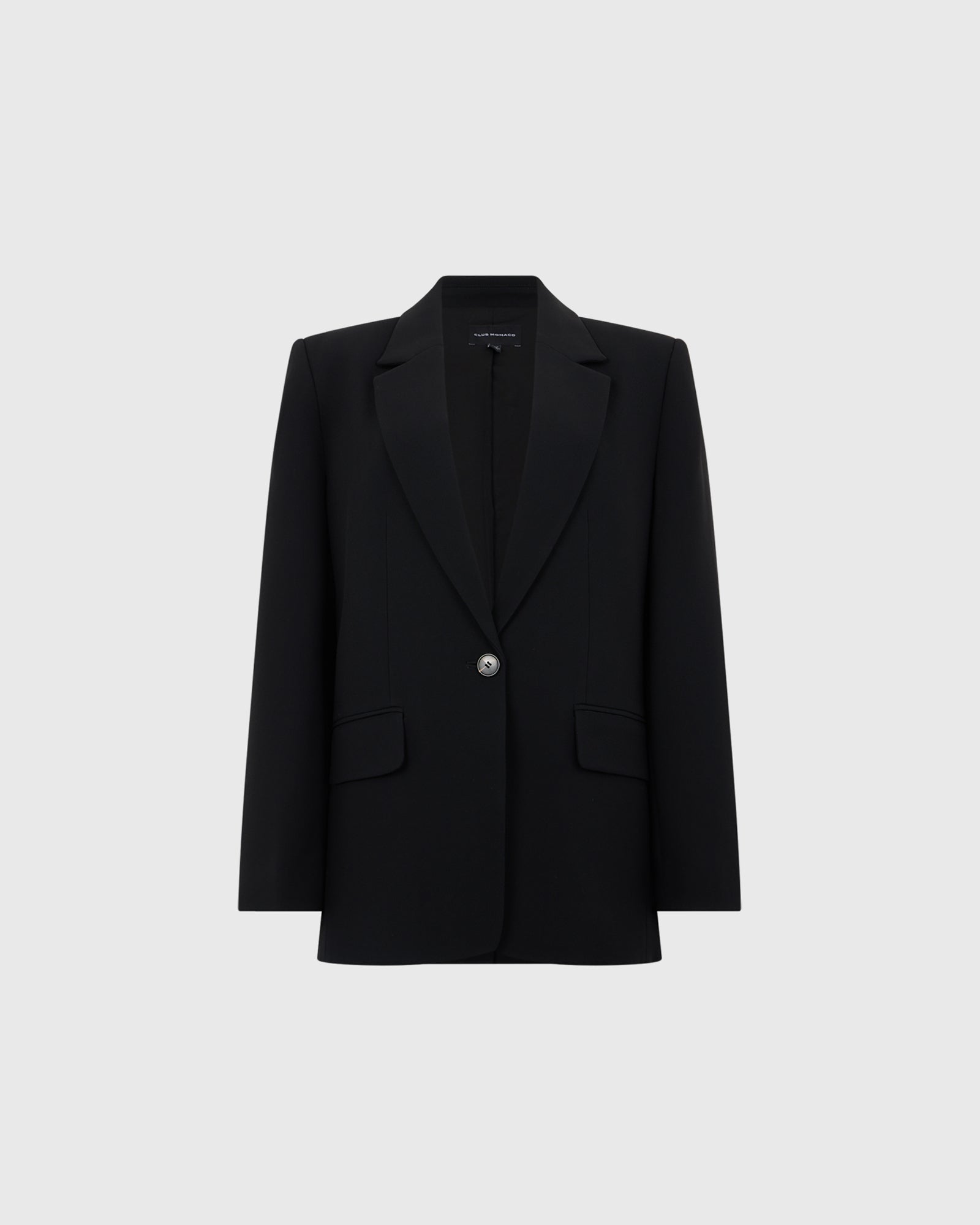 Club Monaco - Relaxed Crepe Blazer - Black
