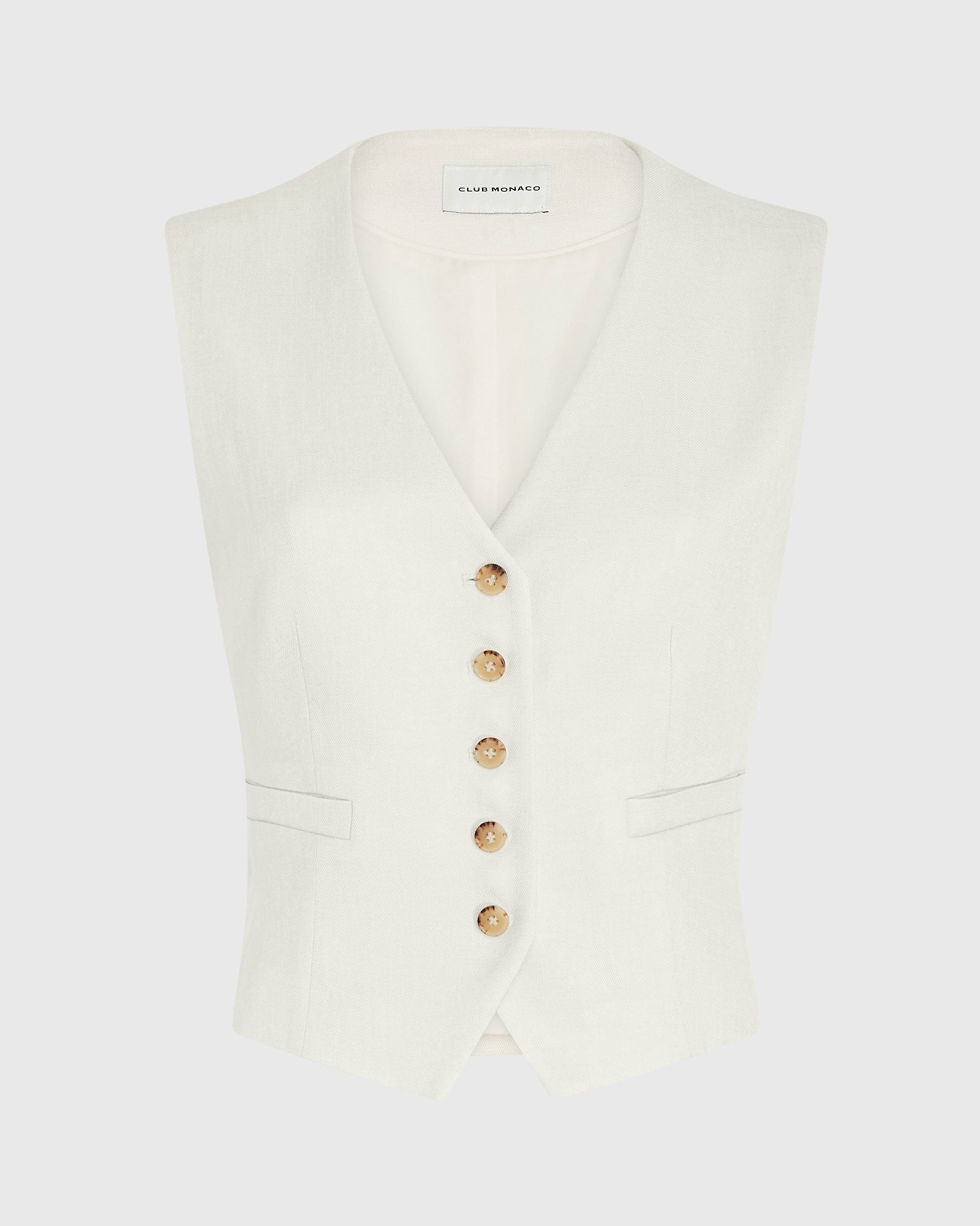 CLUB MONACO - Gilet classique impeccable - Grès