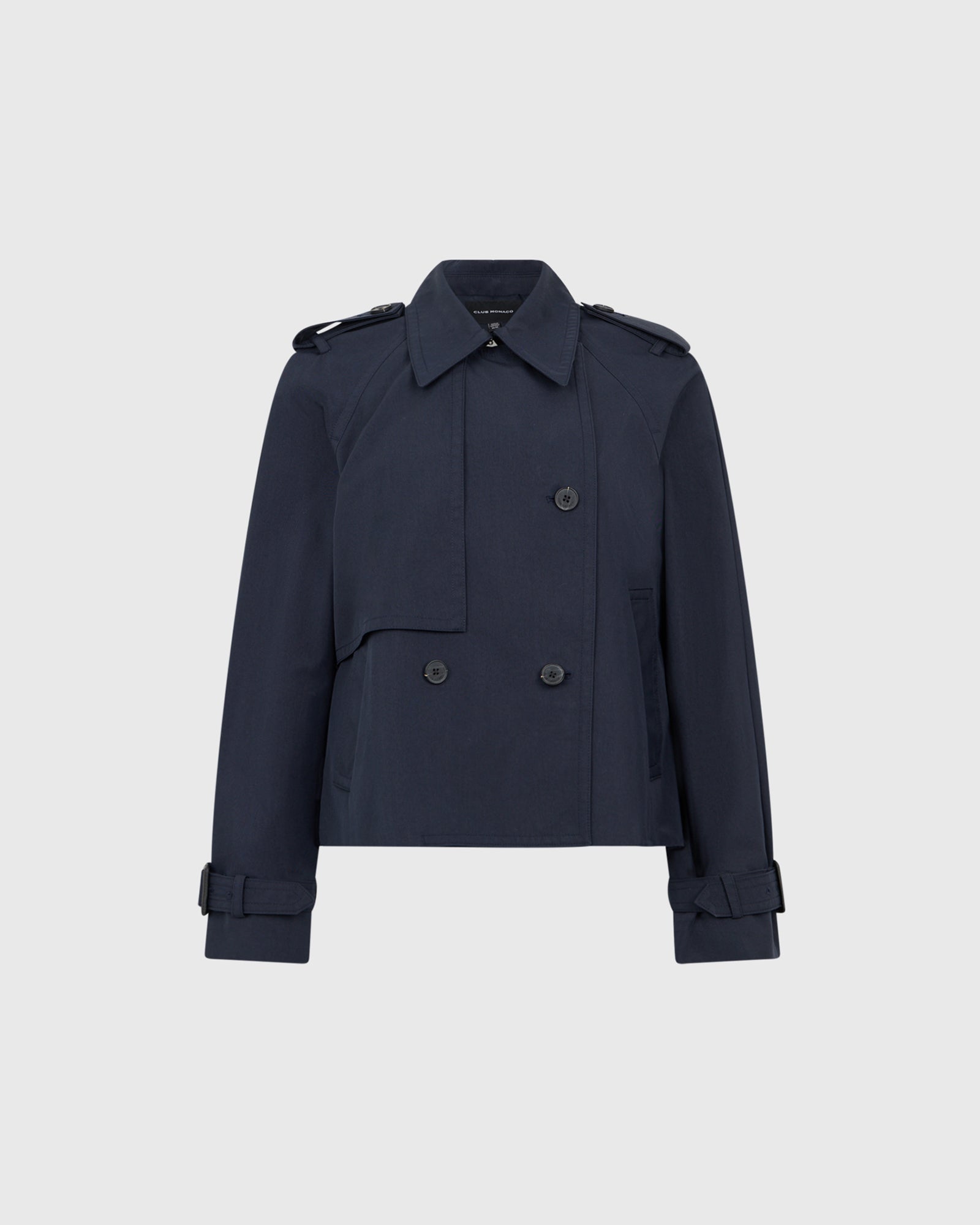 Club Monaco Corp, CA - Cropped Trench - Navy