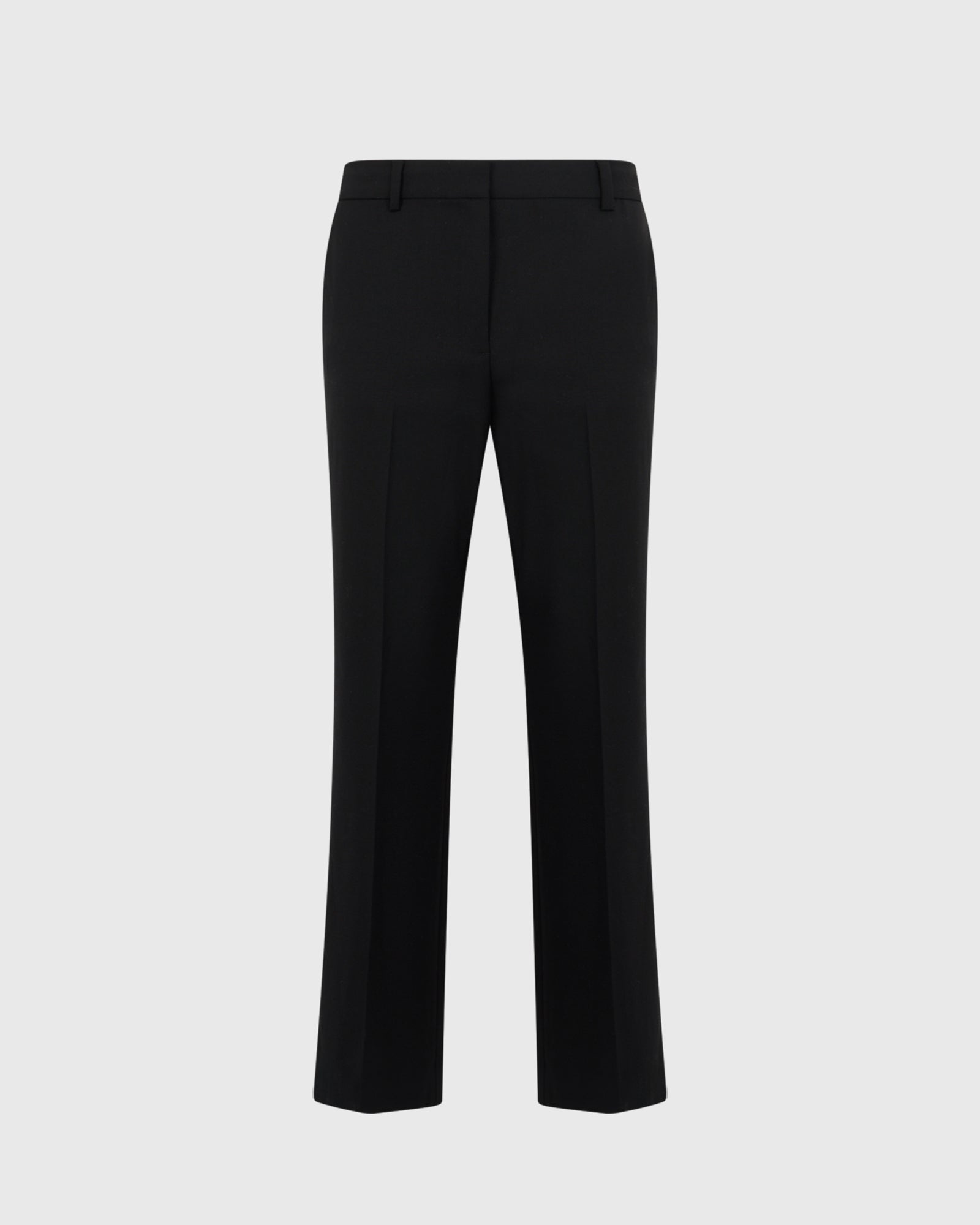 Club Monaco Corp, CA - High Rise Fluid Crepe Trouser - Black