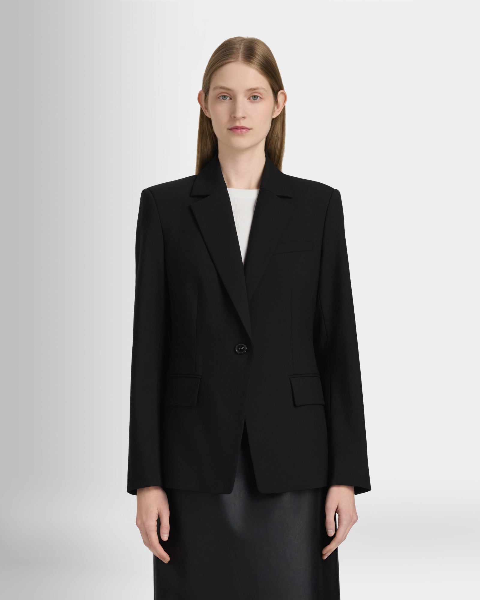 Club Monaco Corp, CA - Blazer Borrem échancré - Noir