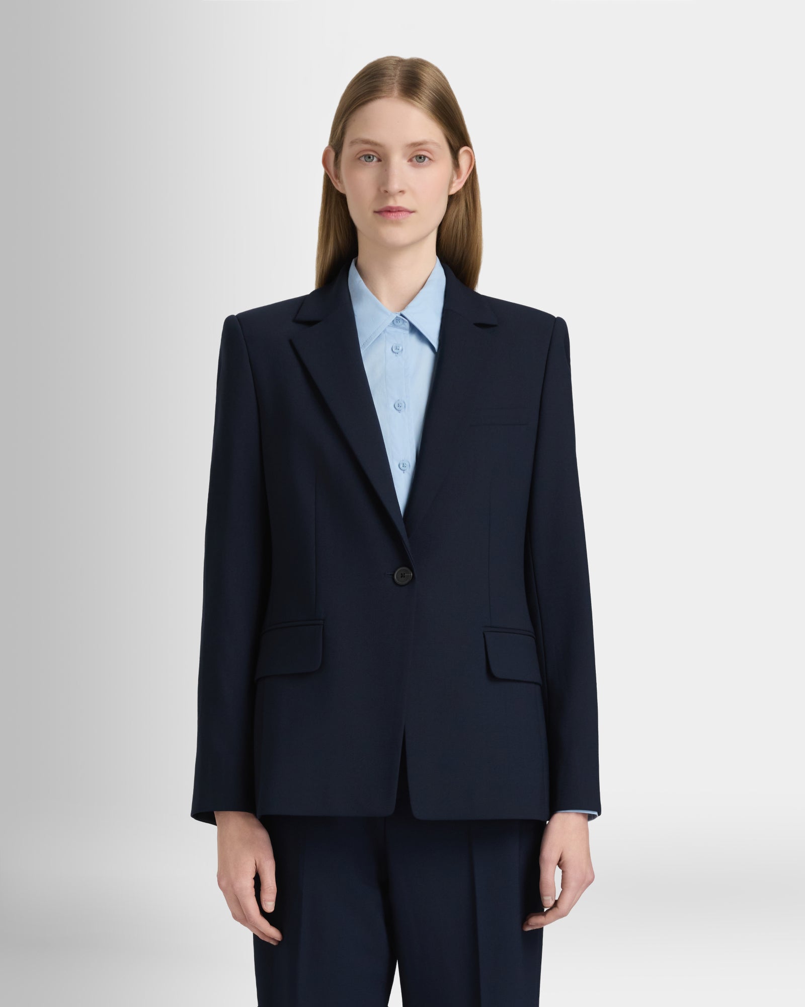 Club Monaco Corp, CA - Blazer Borrem échancré - Marine