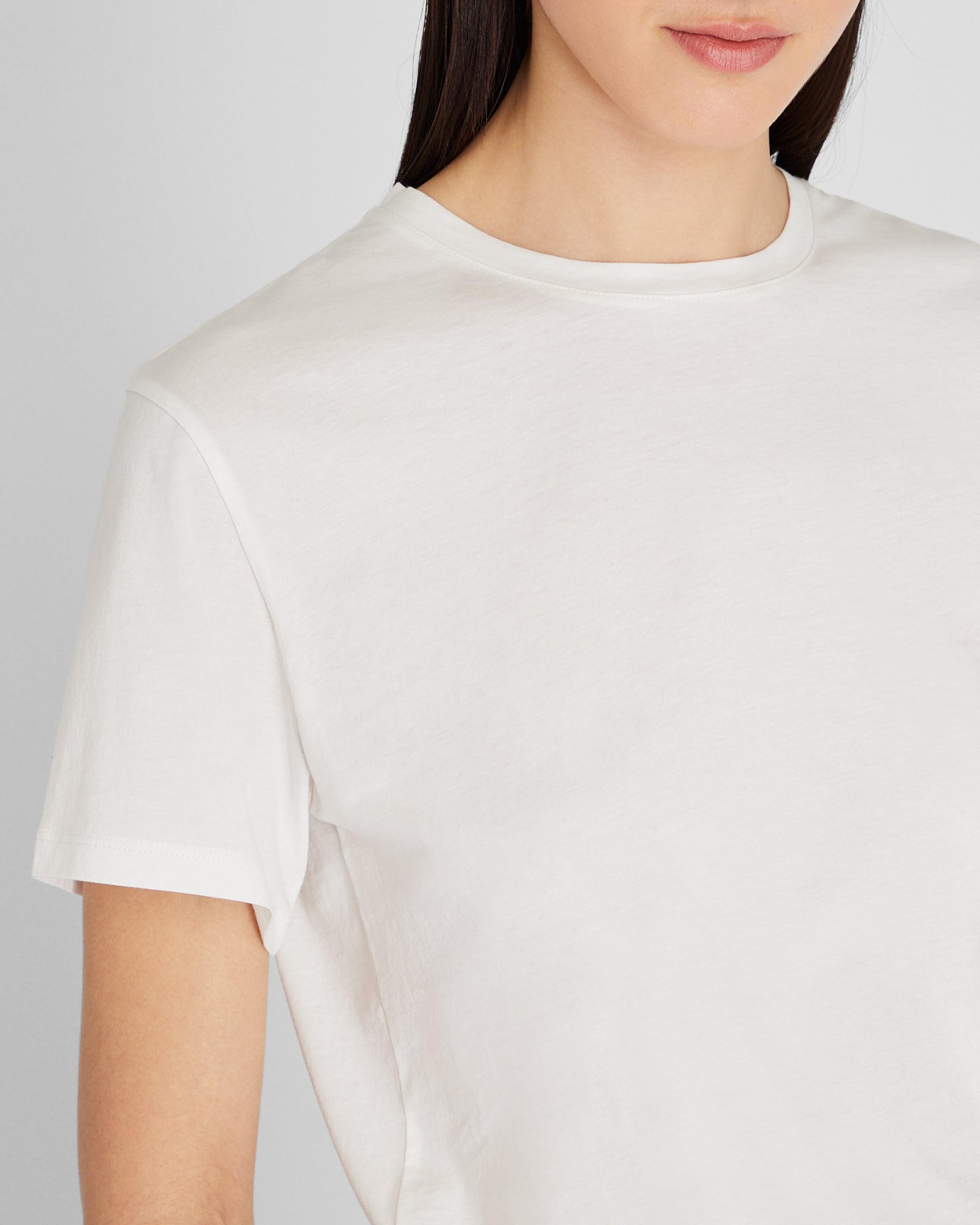 CLUB MONACO - T-shirt ample à manches courtes - Blanc