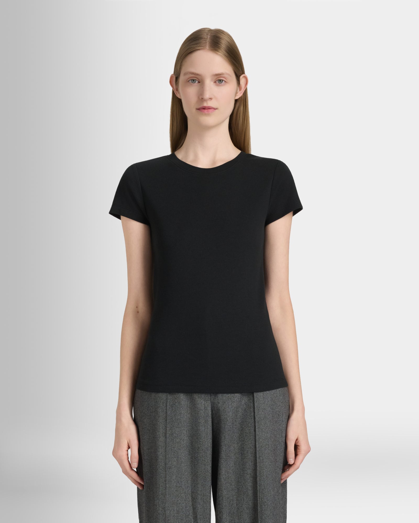 Club Monaco Corp, CA - Bowee Tee - Black