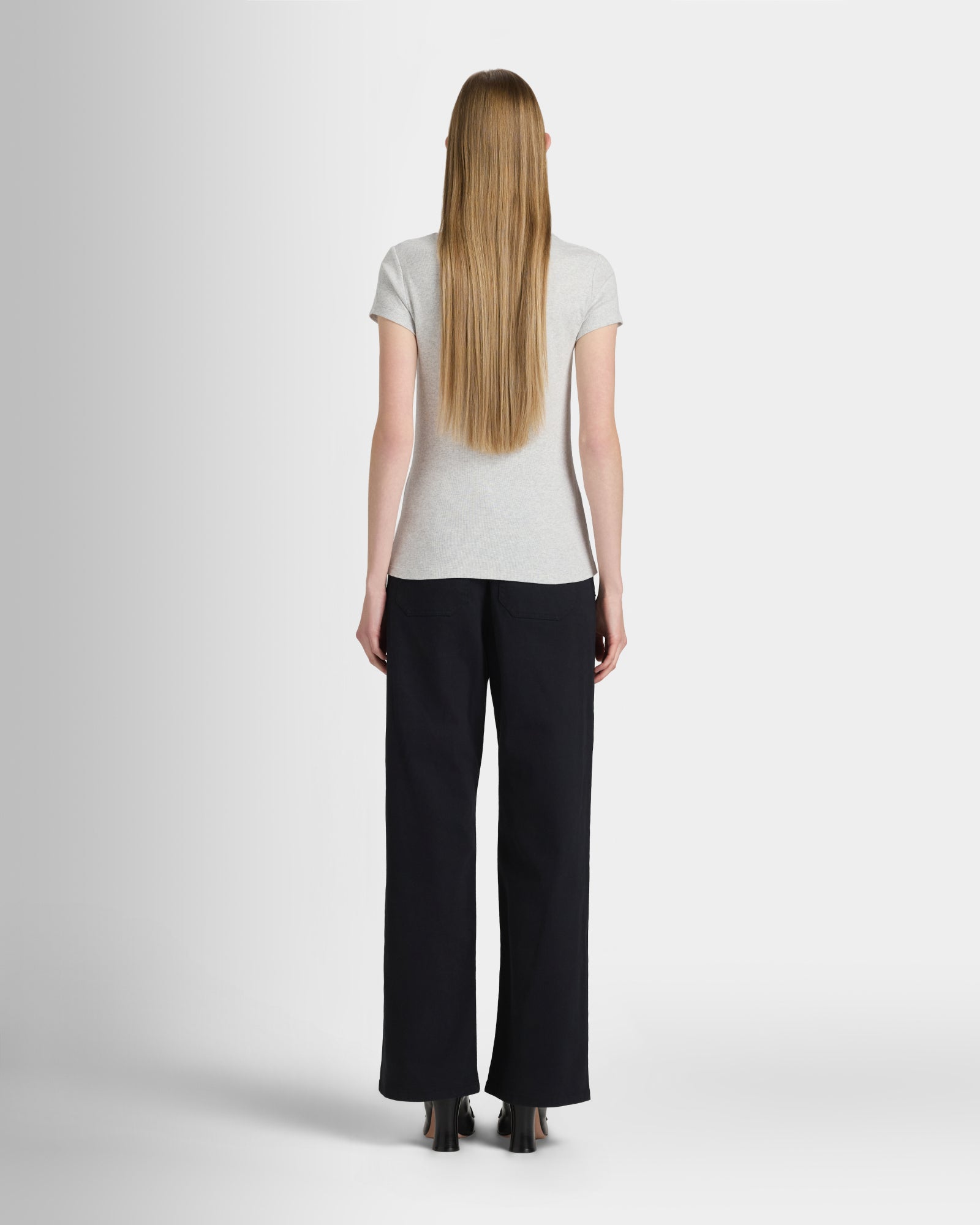 Club Monaco Corp, CA - Bowee Tee - Light Heather Grey