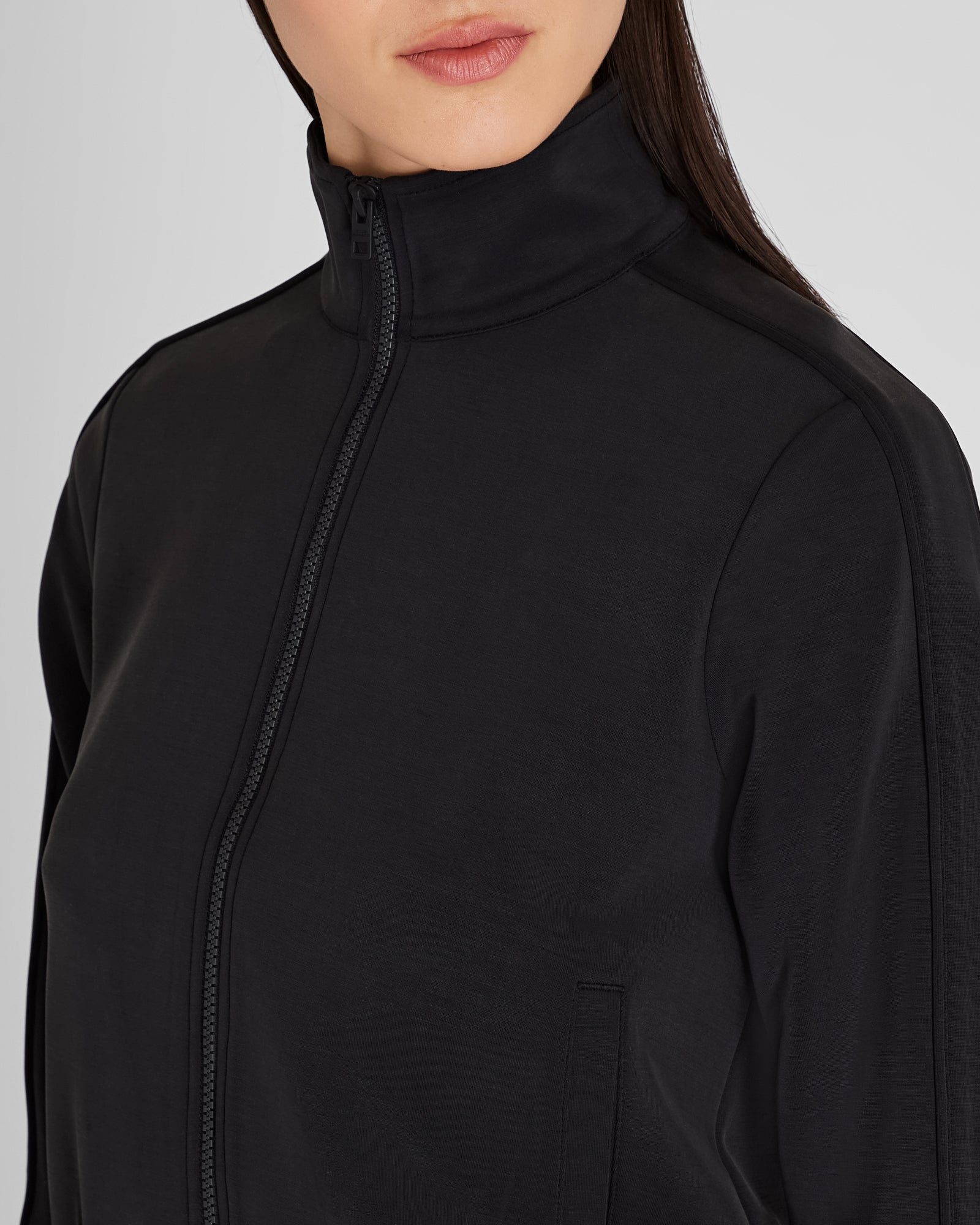 CLUB MONACO - Sandwash Scuba Track Jacket - Black