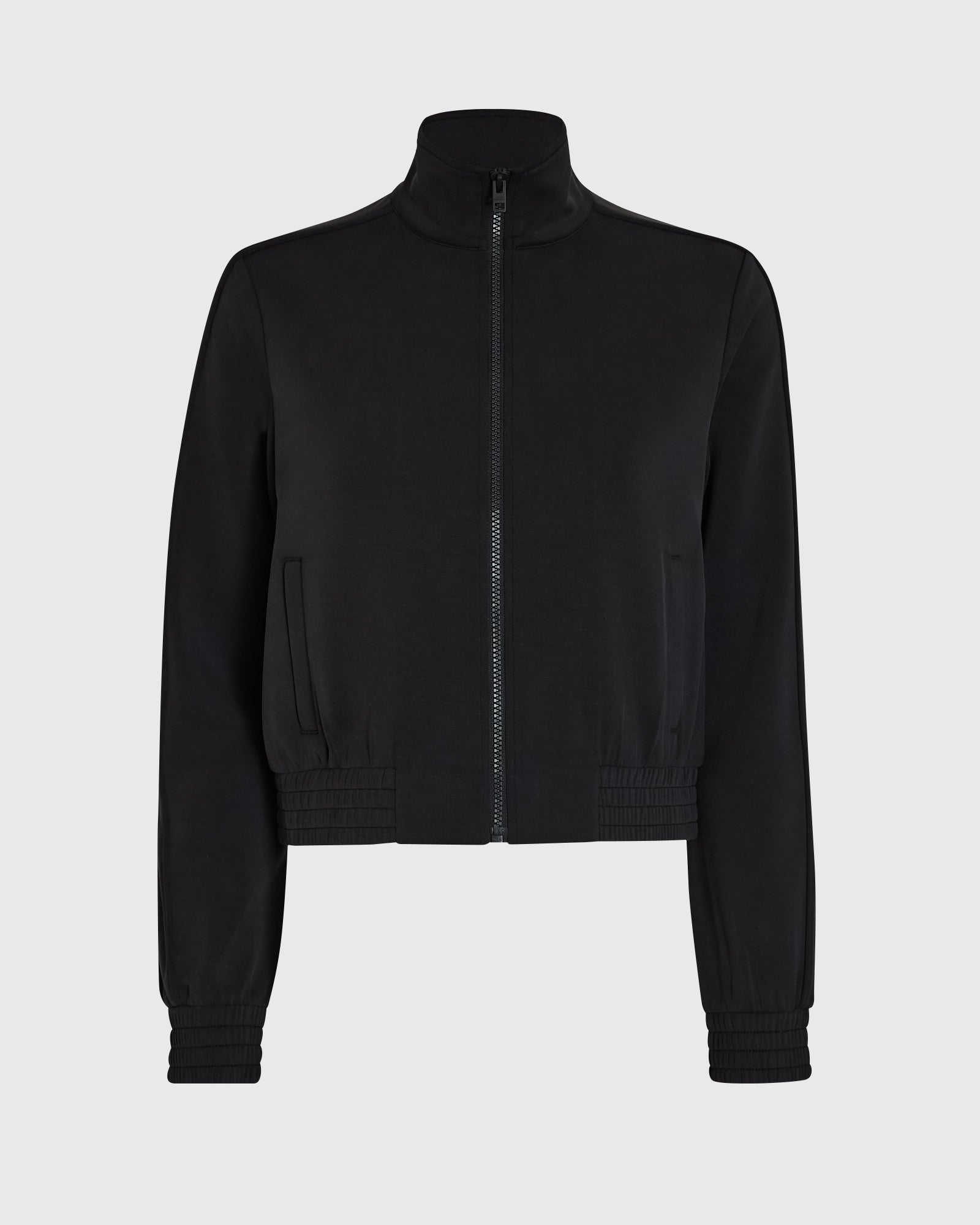 CLUB MONACO - Sandwash Scuba Track Jacket - Black
