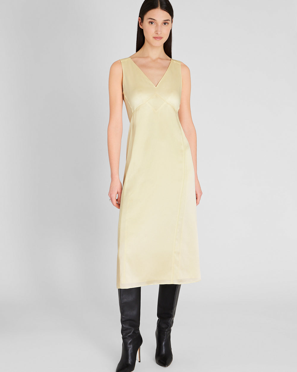 Club Monaco Silk Geometric Shift Dress UK 8 JP001 main image 0