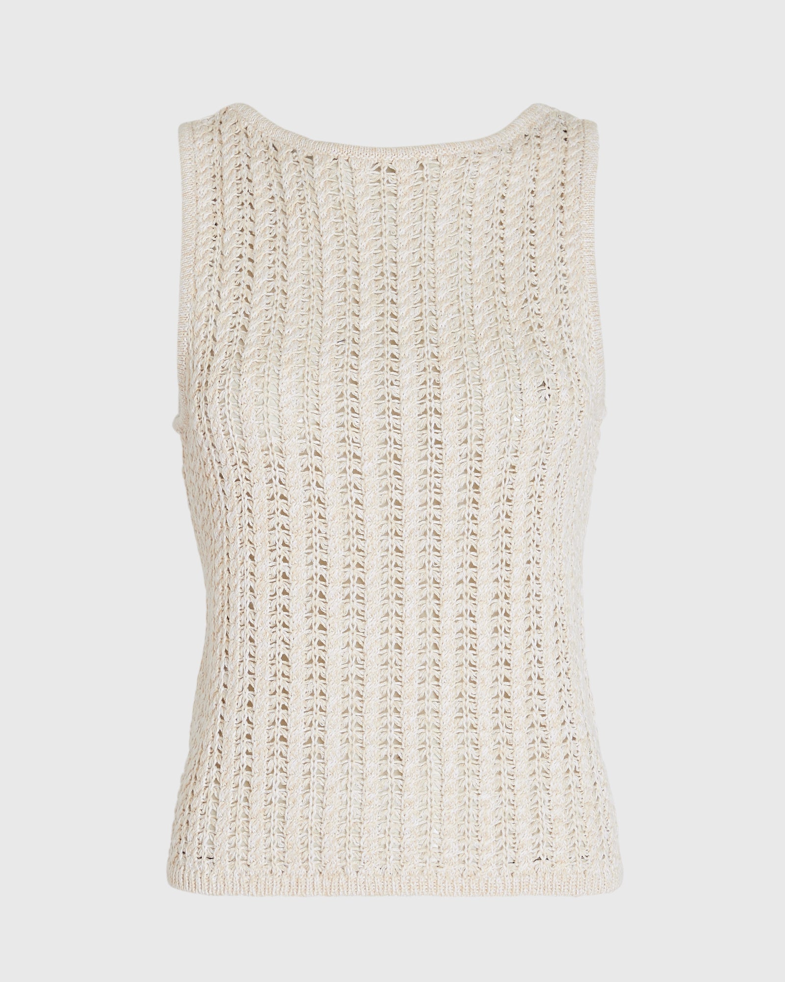 CLUB MONACO - Linen Blend Sweater Tank - Sésame