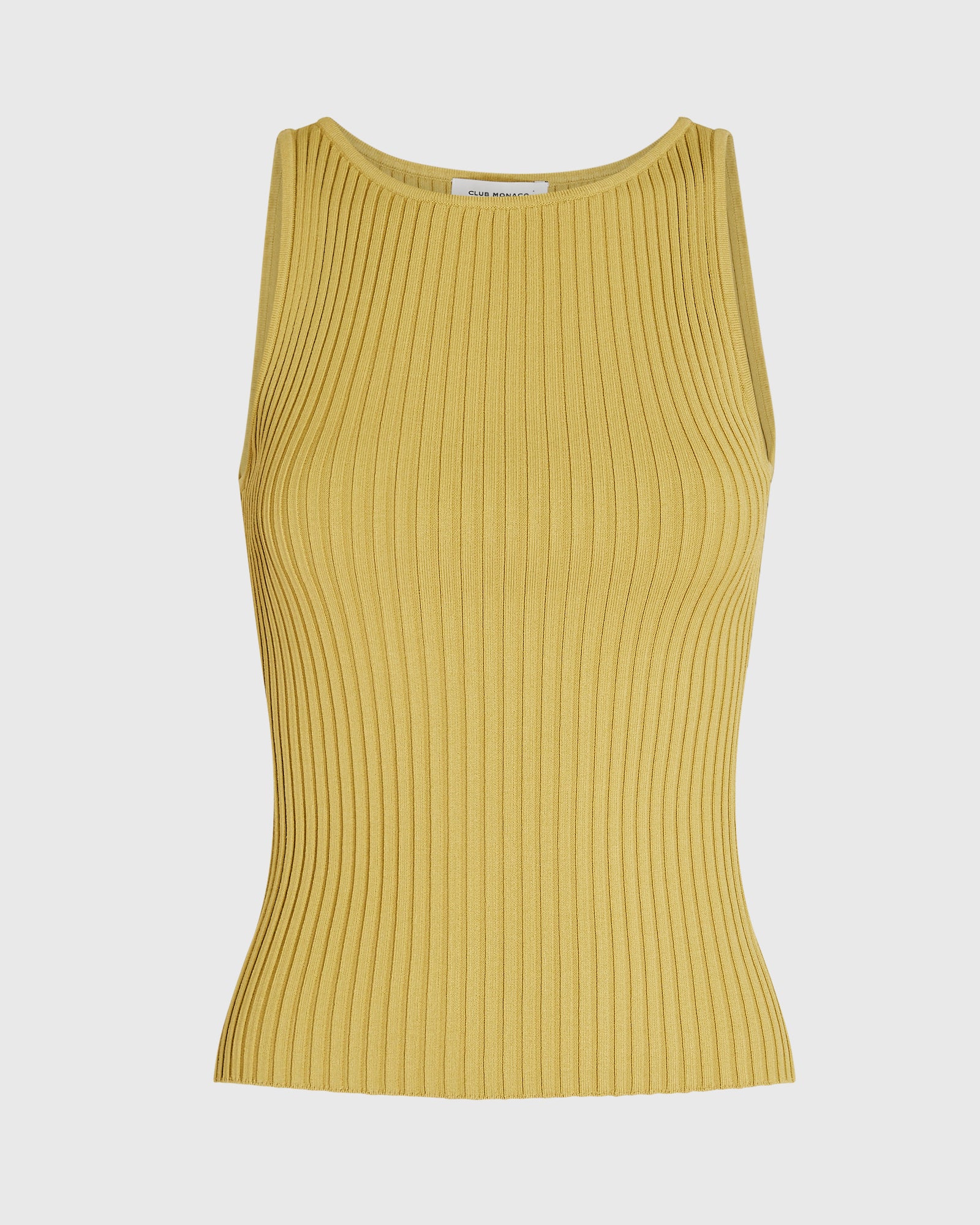 CLUB MONACO - Textured Sweater Tank - Chartreuse