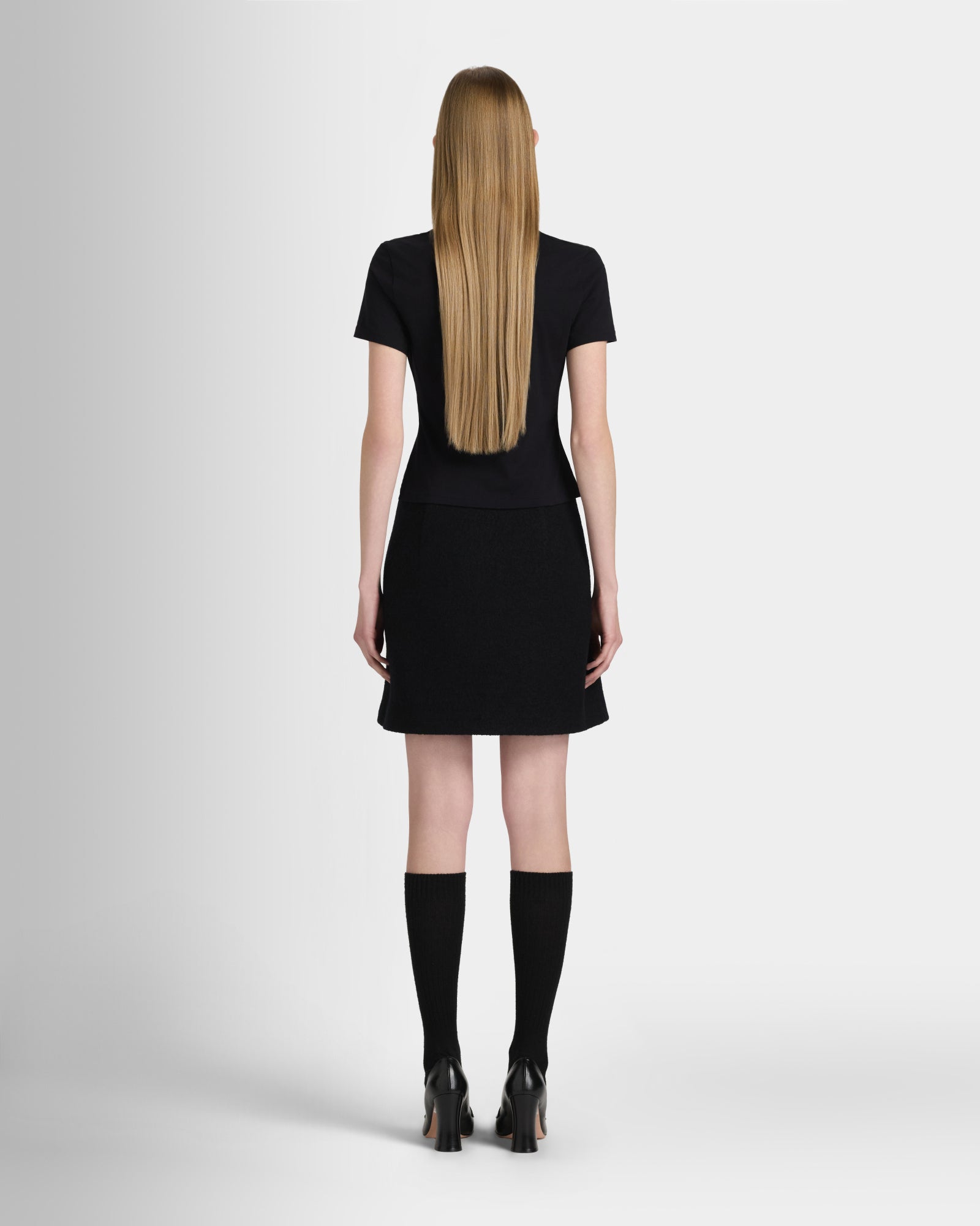 Club Monaco Corp, CA - T-shirt Contour - Noir