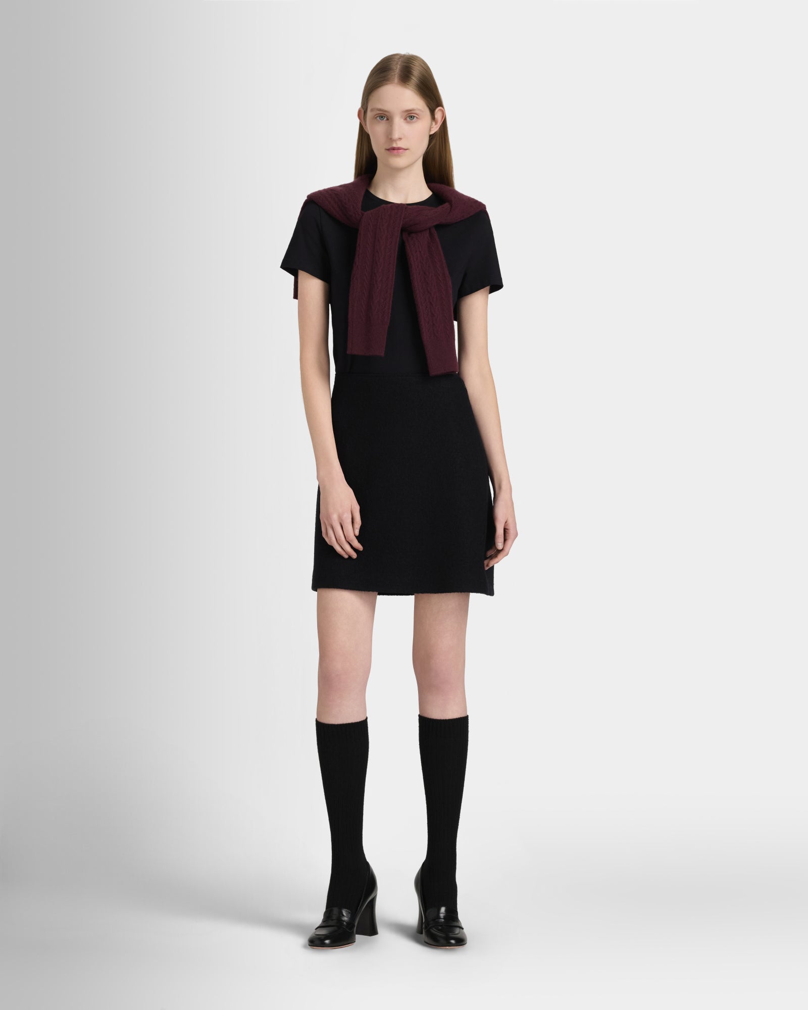 Club Monaco Corp, CA - T-shirt Contour - Noir