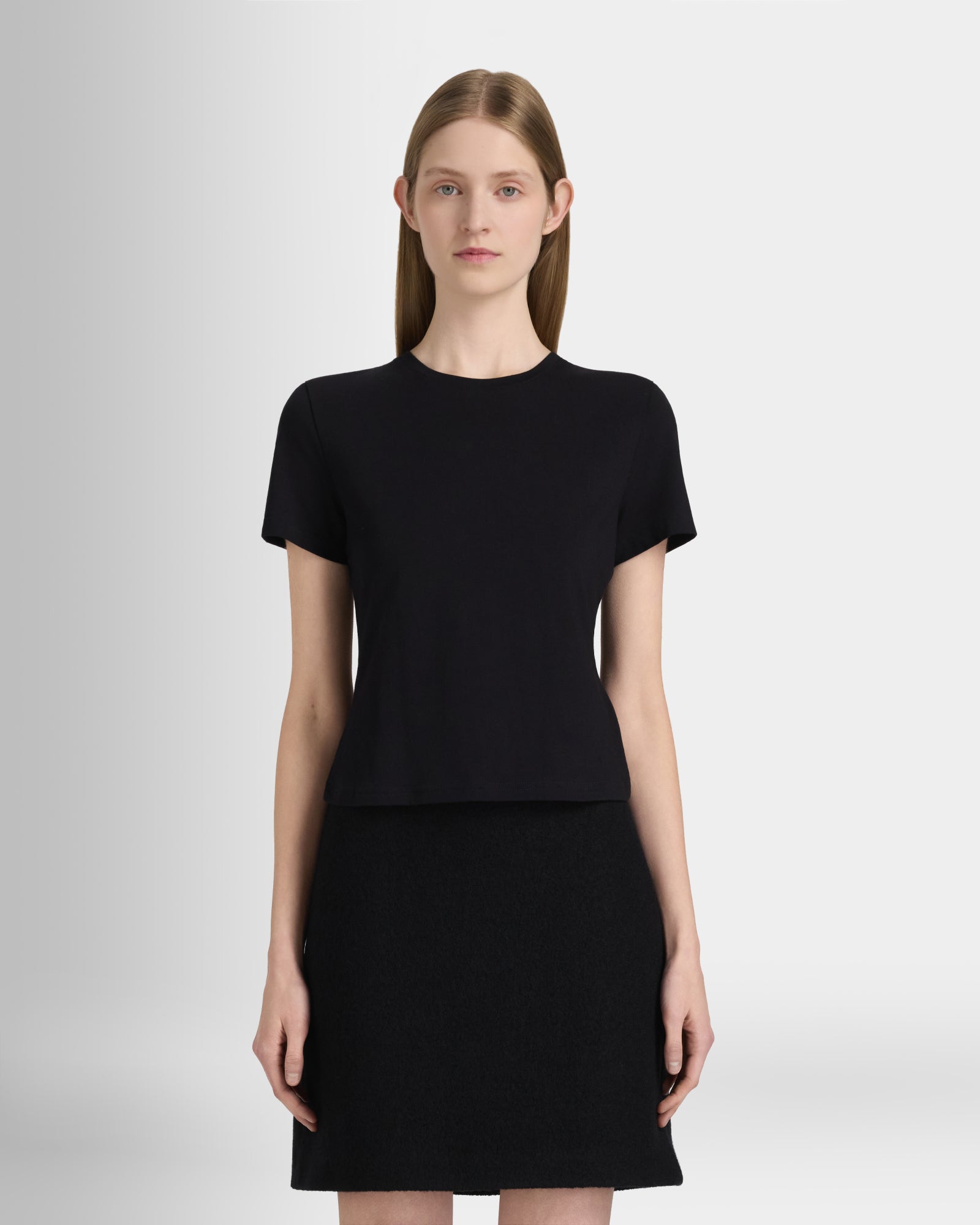 Club Monaco Corp, CA - Contour Tee - Black