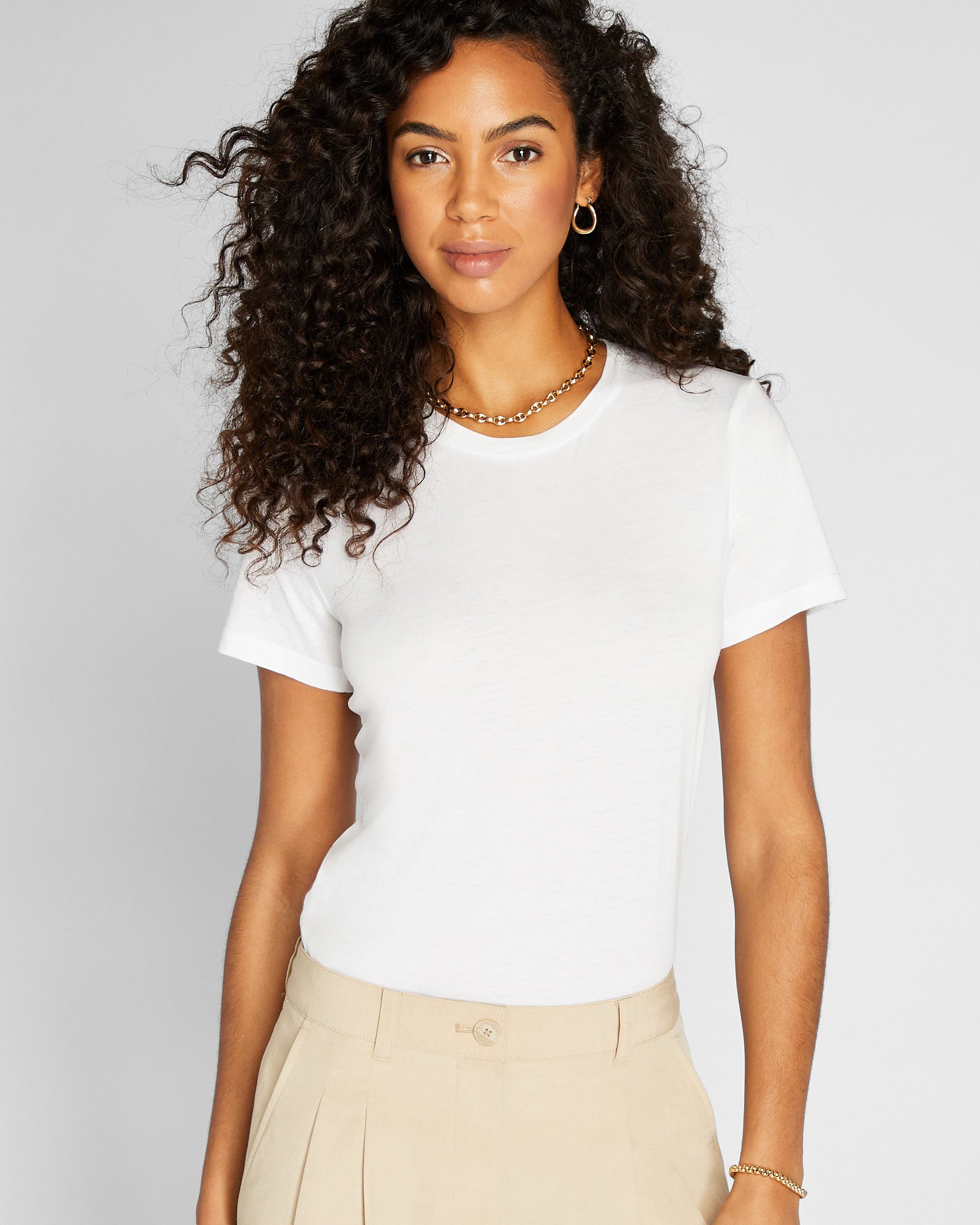 CLUB MONACO - T-shirt Leary - Blanc