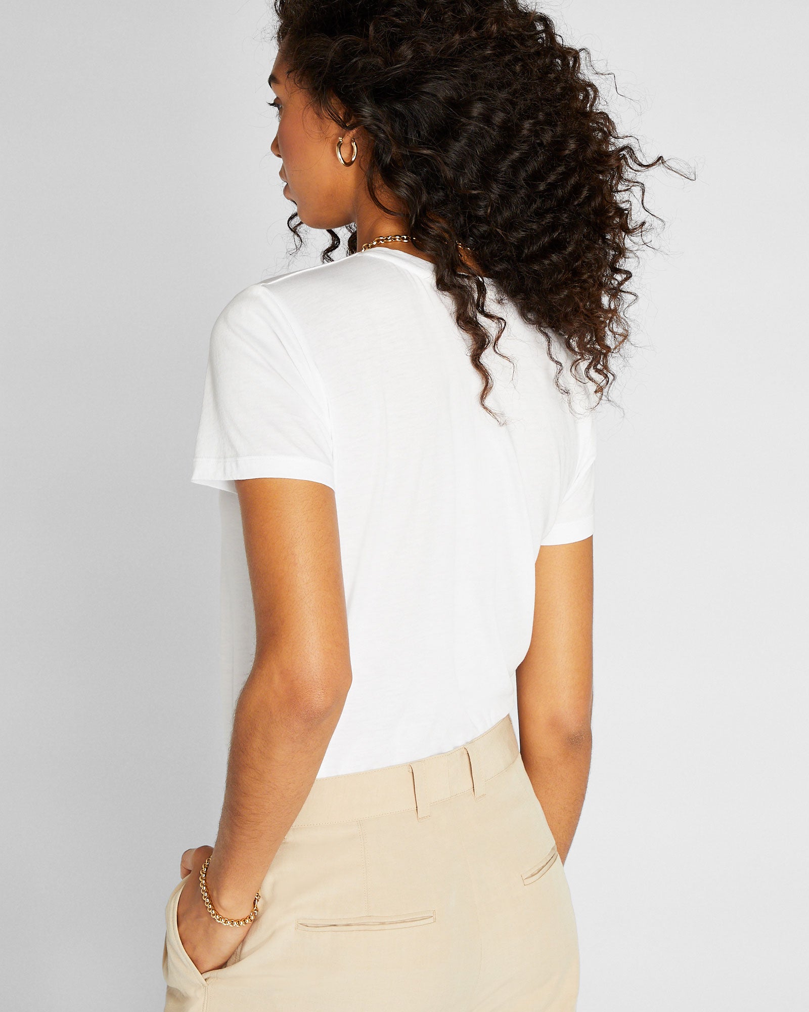 CLUB MONACO - T-shirt Leary - Blanc