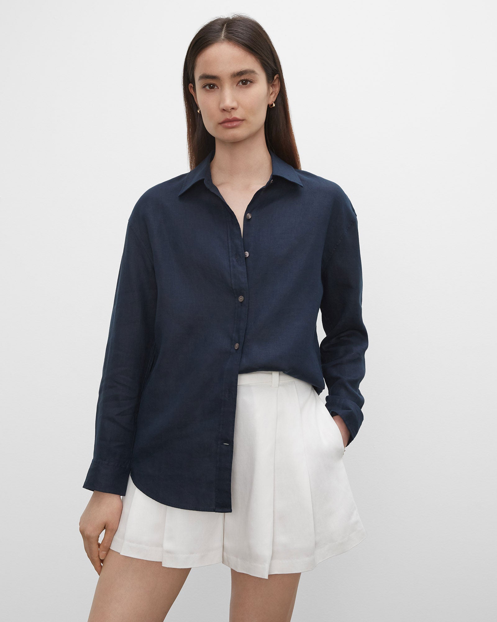 Long Sleeve Linen Shirt