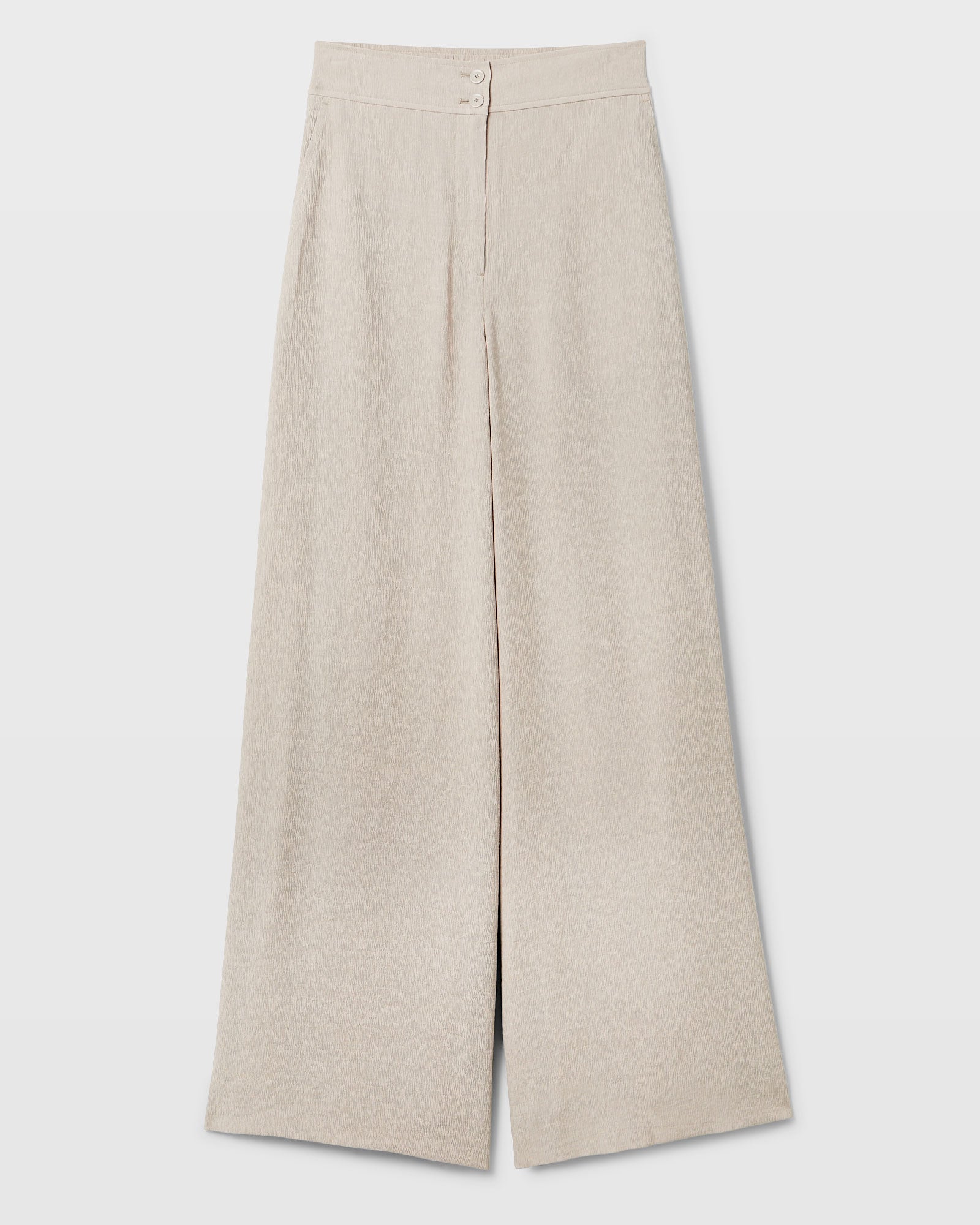 CLUB MONACO - Crinkle Pant - Light Grey