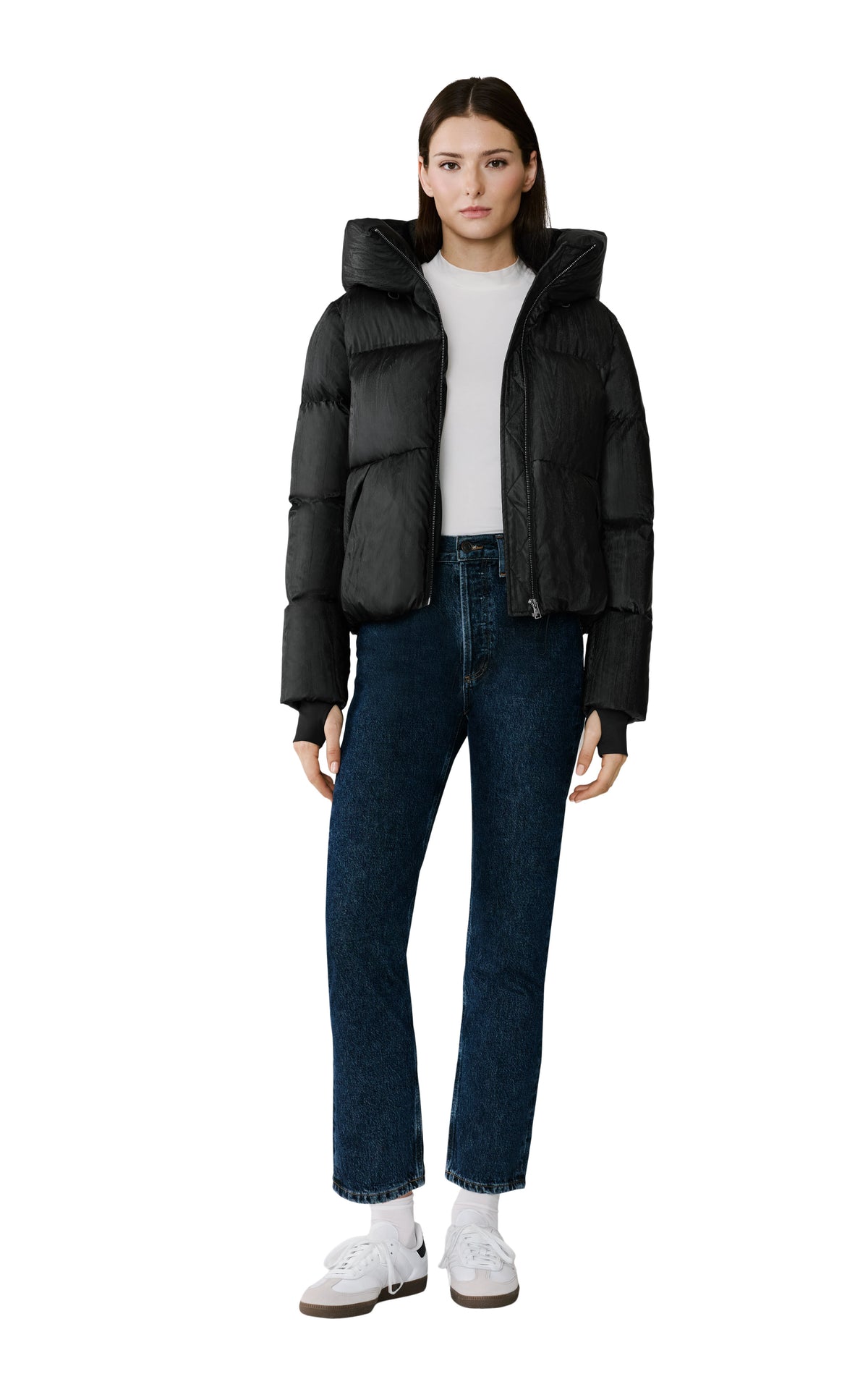 Club Monaco - SOIA & KYO Iroh MD Down Jacket in Black - Black
