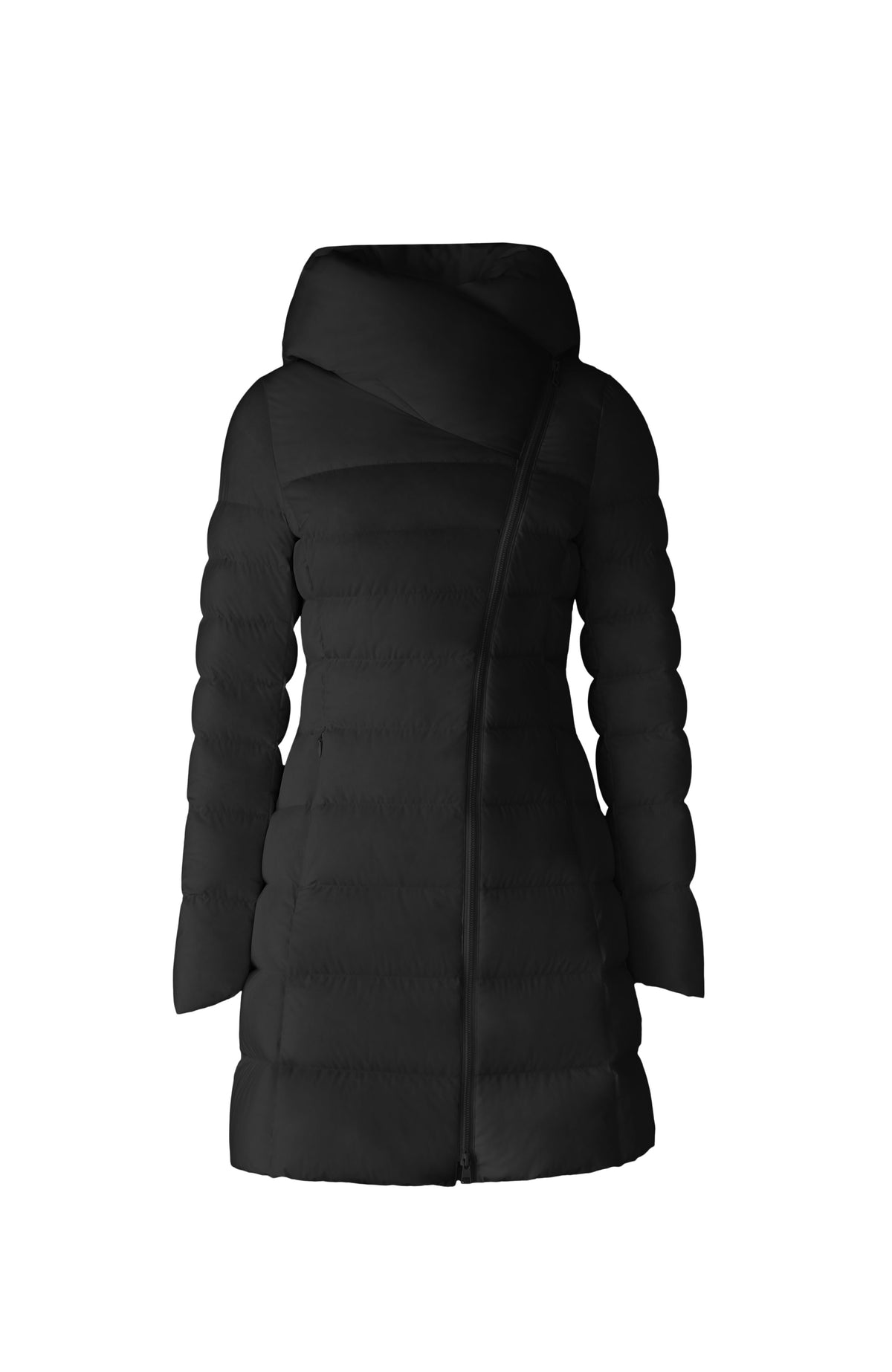 Club Monaco - SOIA & KYO Judy-M Stretch Down Jacket in Black - Black