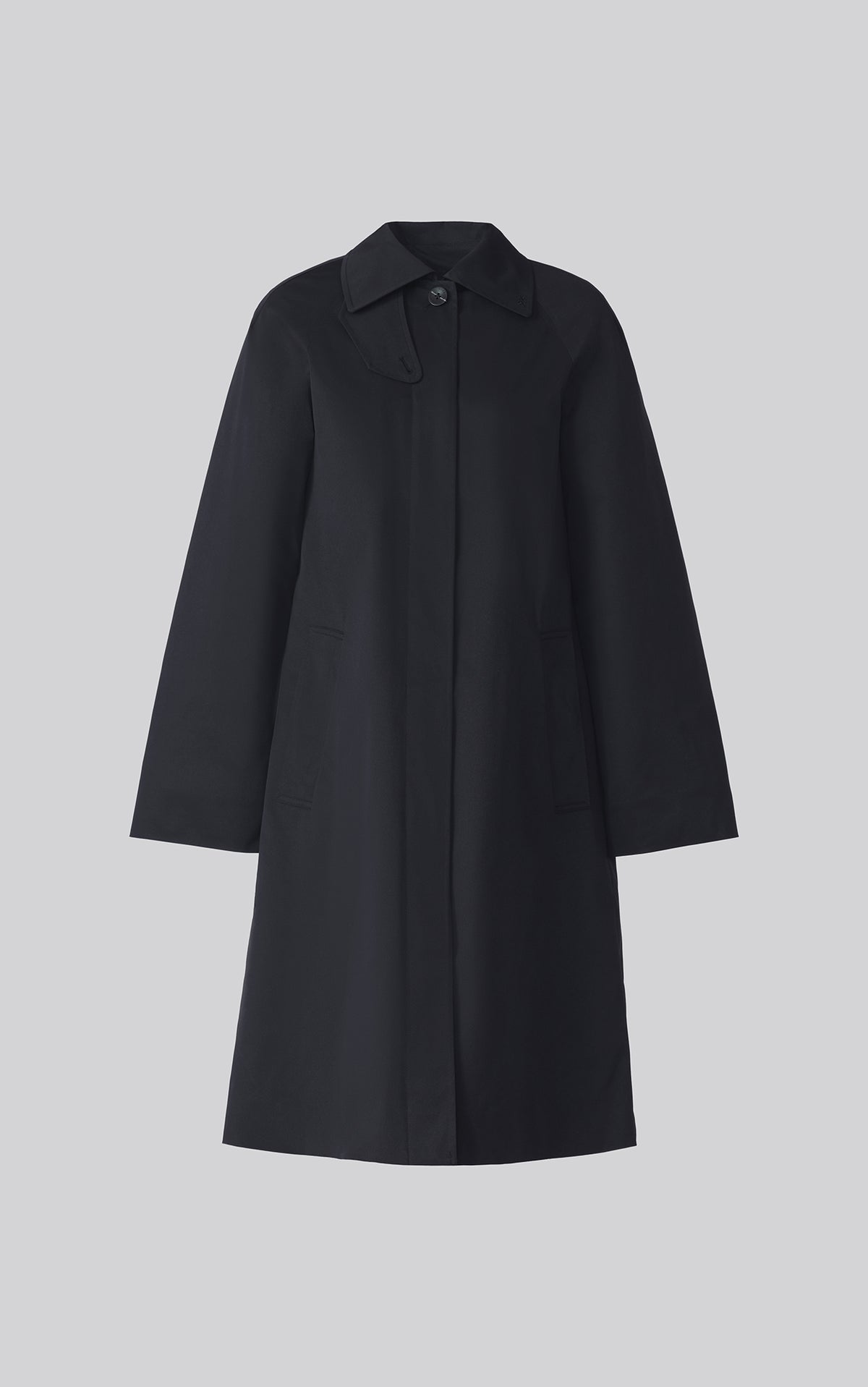 Club Monaco - SOIA & KYO Ulla Car Coat in Water Repellent Twill in Black - Black