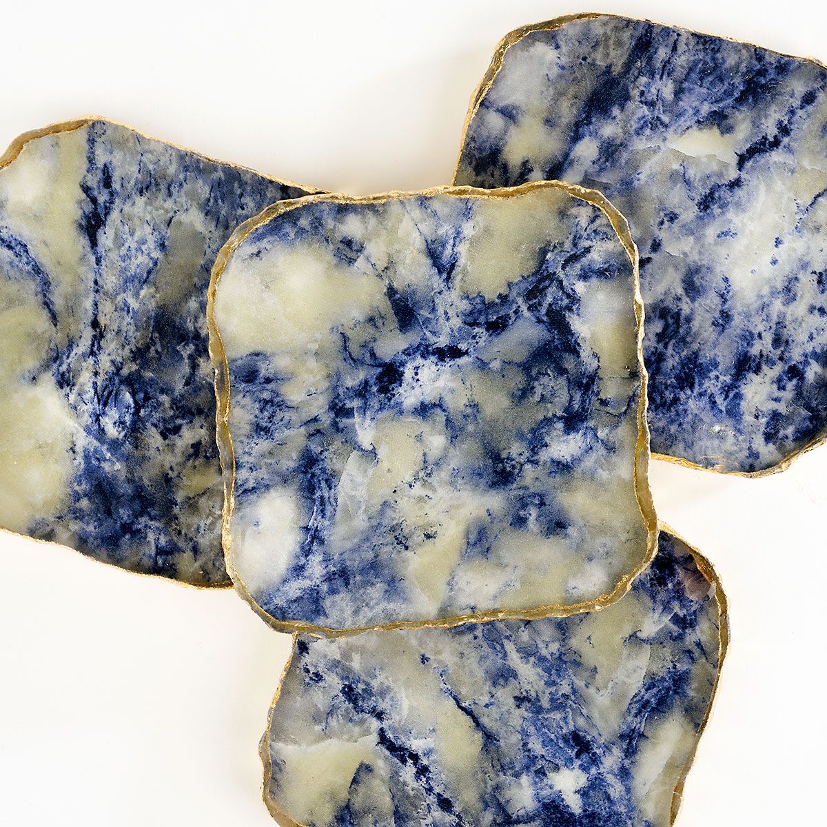 CLUB MONACO - Agate Marble Glass Coaster - 