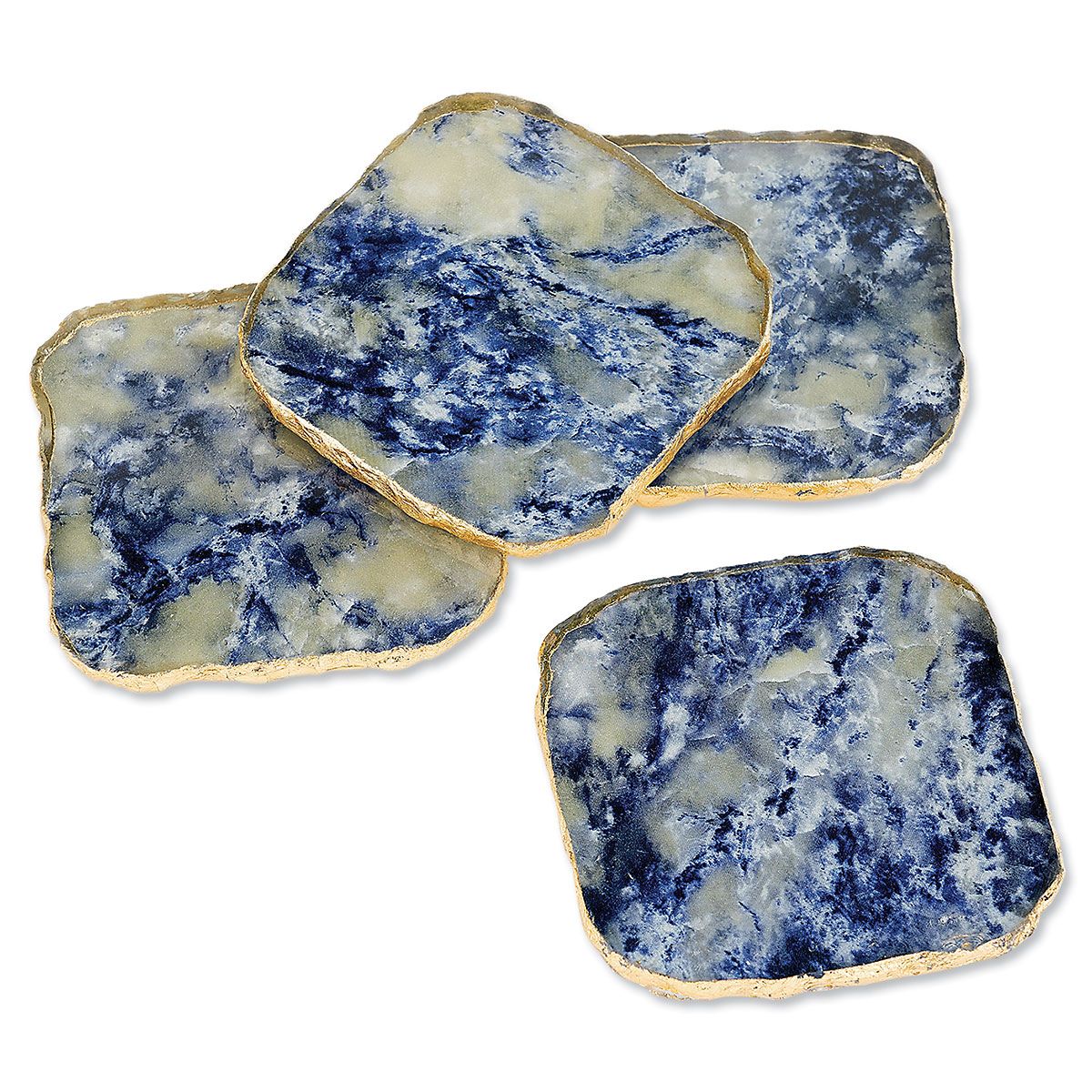 CLUB MONACO - Agate Marble Glass Coaster - 