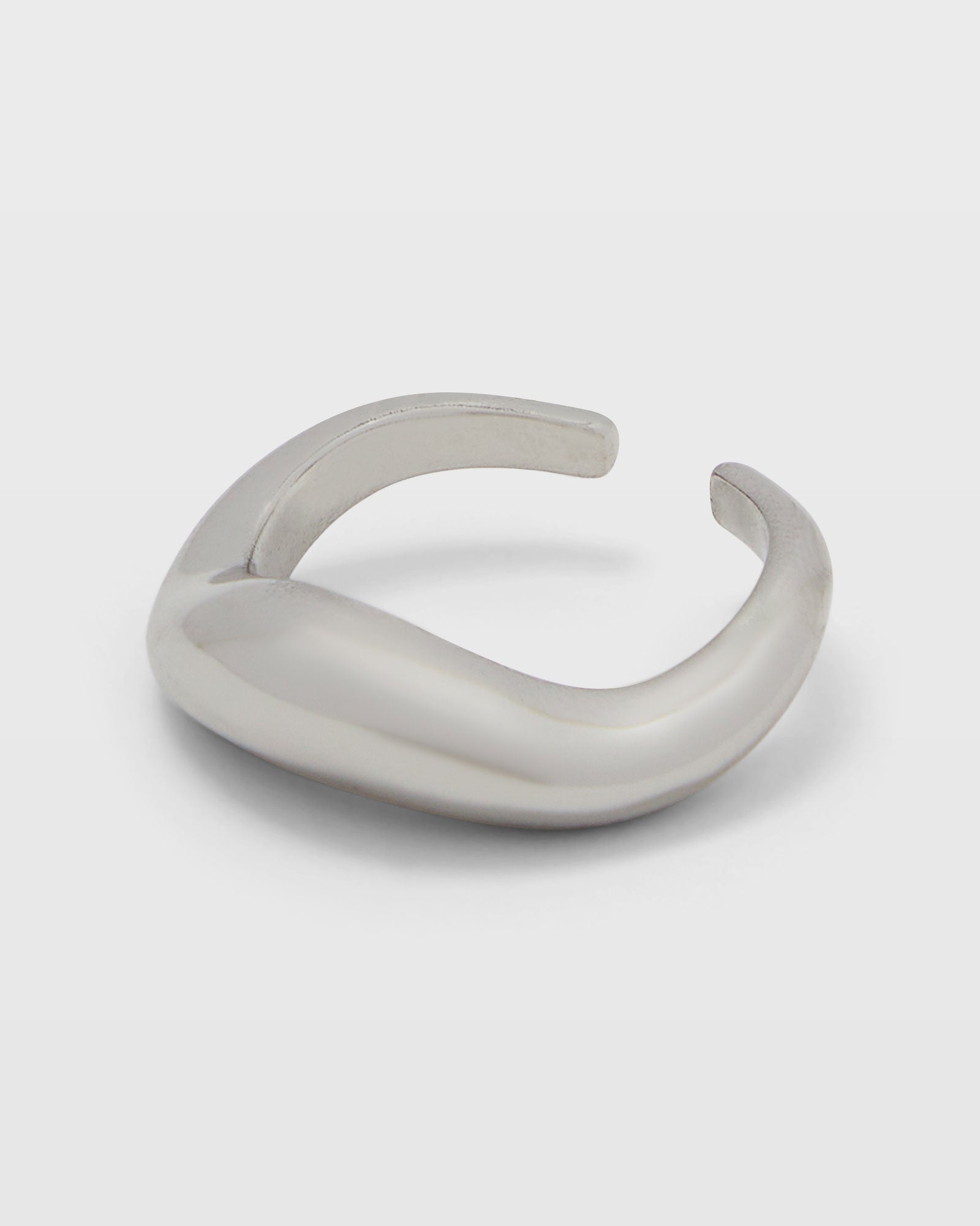 CLUB MONACO - Wavy Dome Ring - Silver