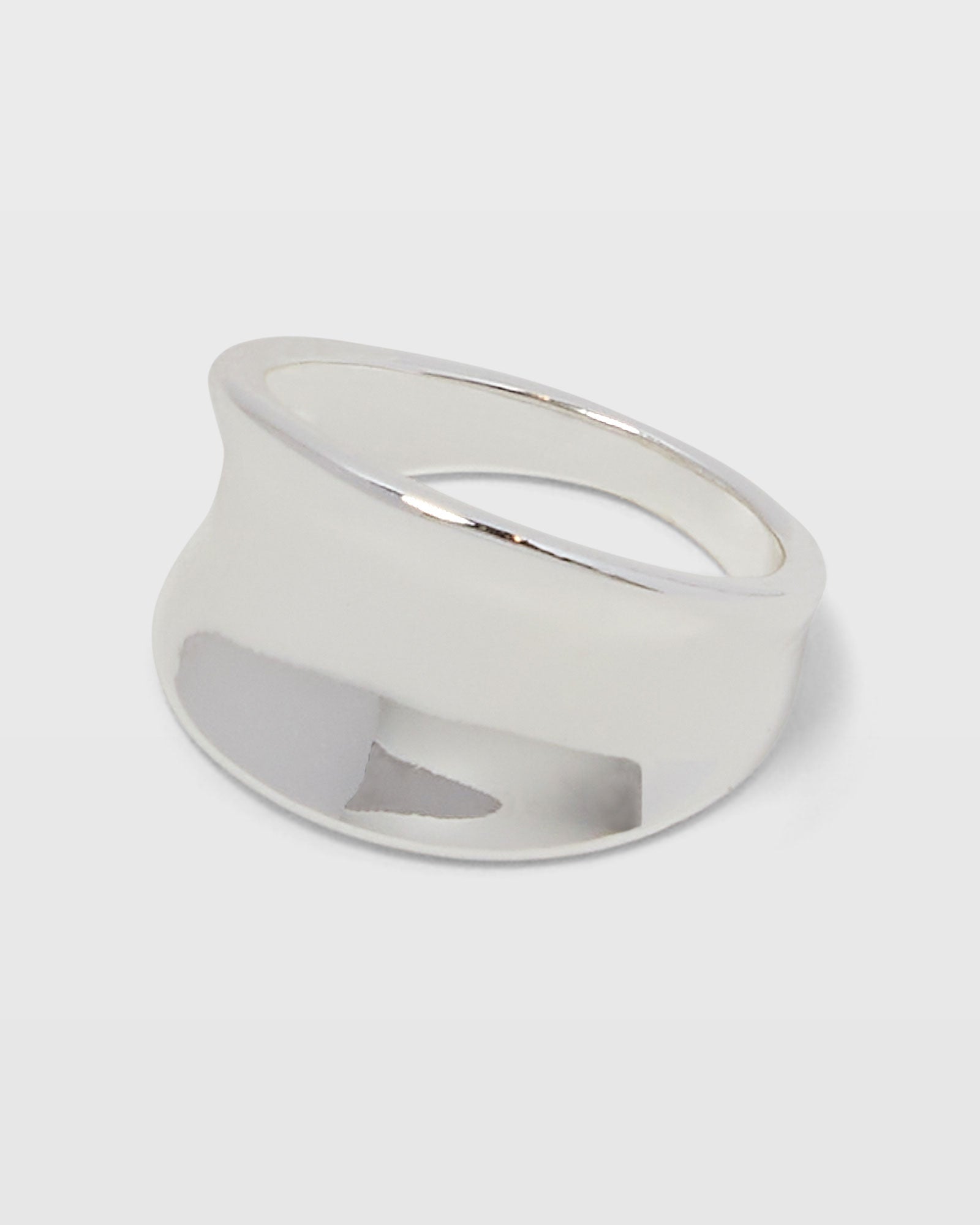 CLUB MONACO - Chunky Statement Ring - Silver