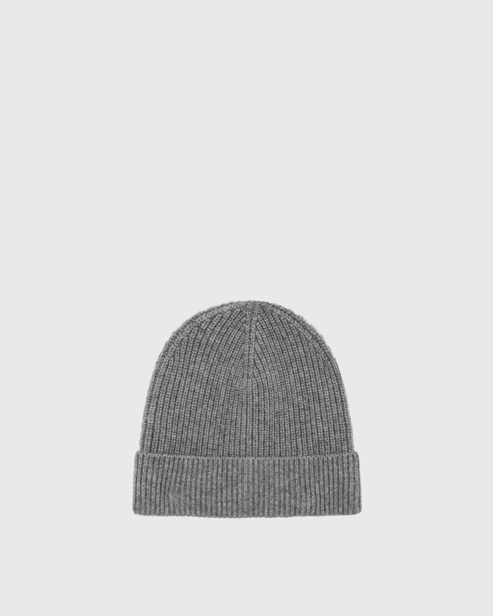 Club Monaco Corp, CA - Turnback Rib Hat - Medium Heather Grey