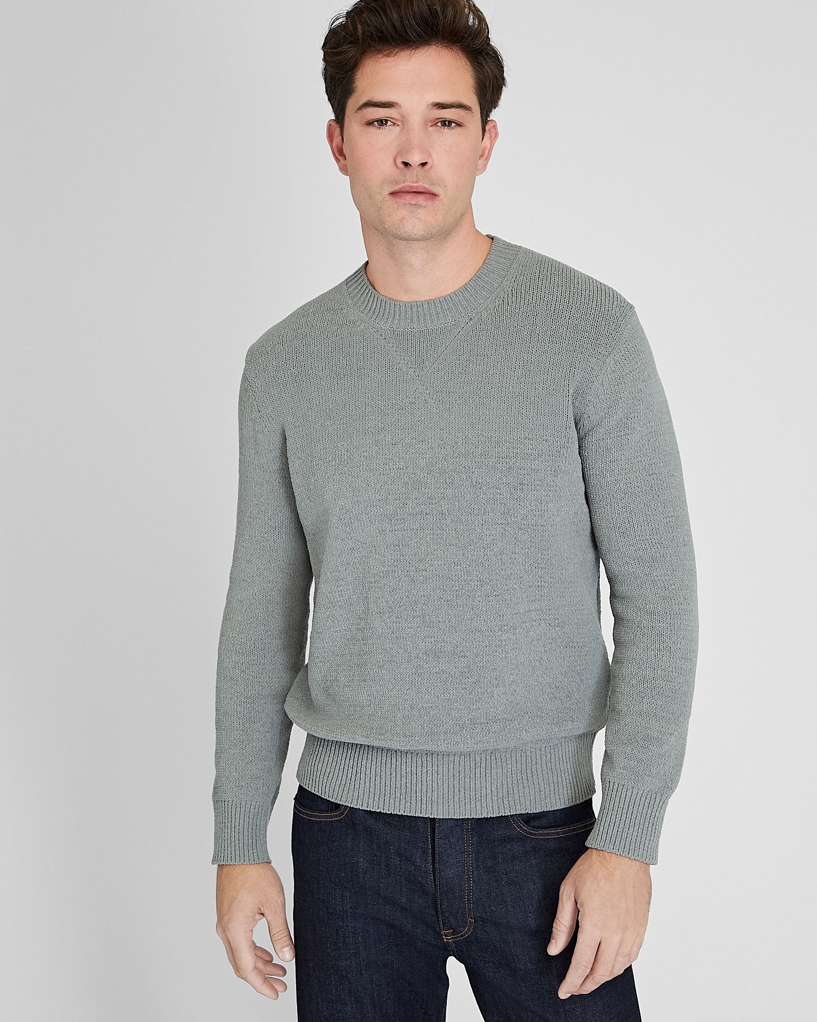 CLUB MONACO - Statement Crew Sweater - Fuschia