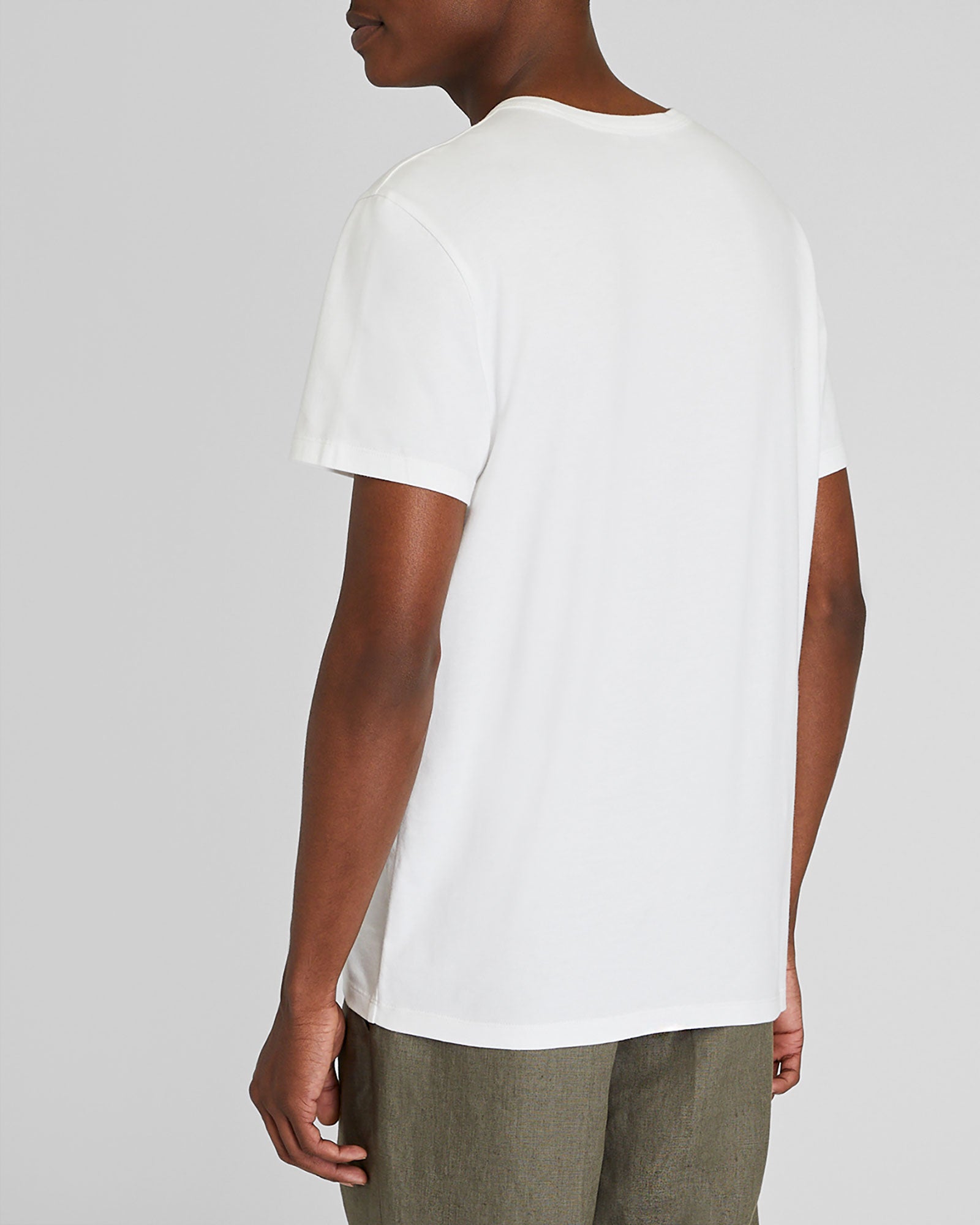 CLUB MONACO - Brushed Pima Cotton Tee - White