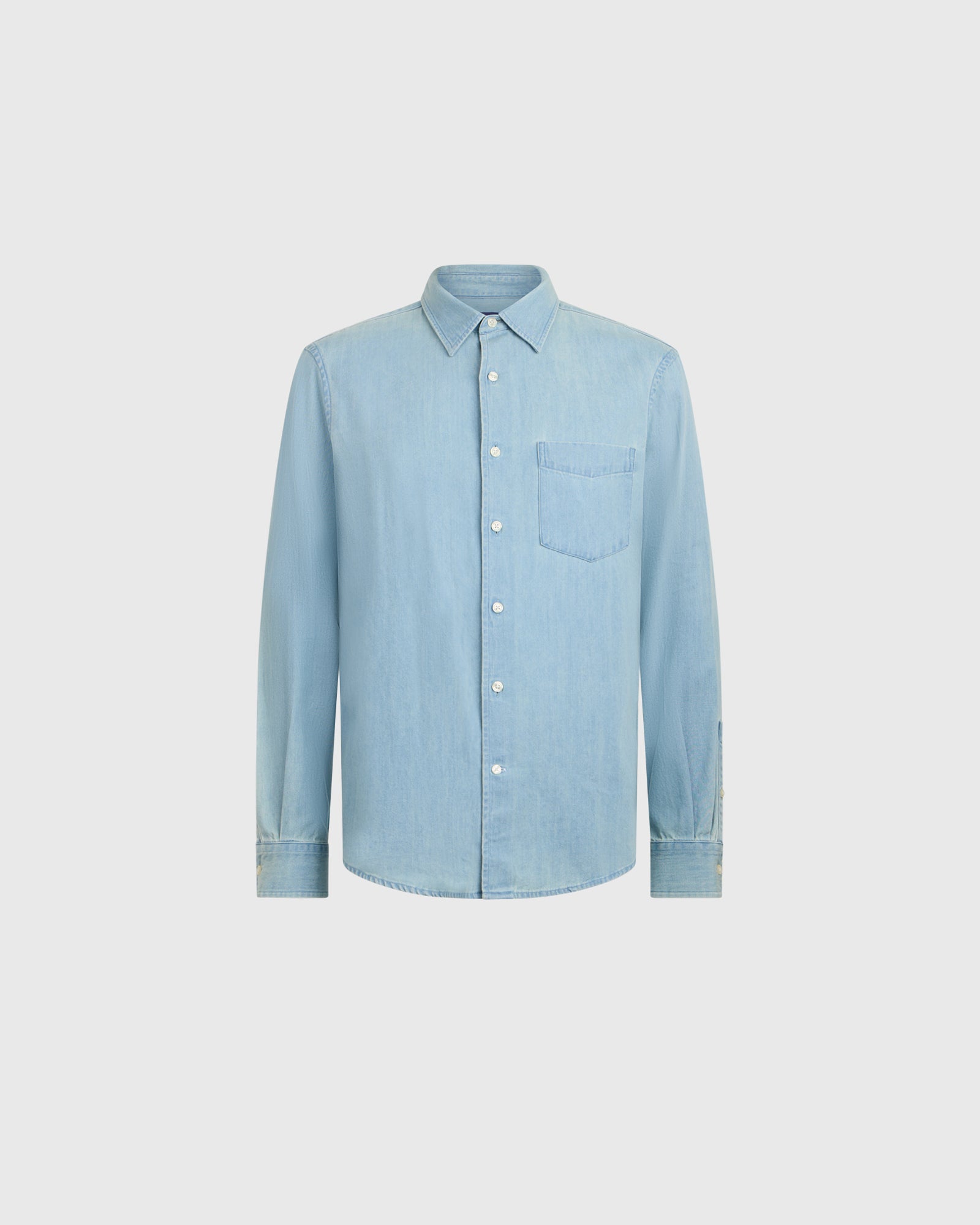 Club Monaco Corp, CA - Chemise en denim à manches longues - Bleu