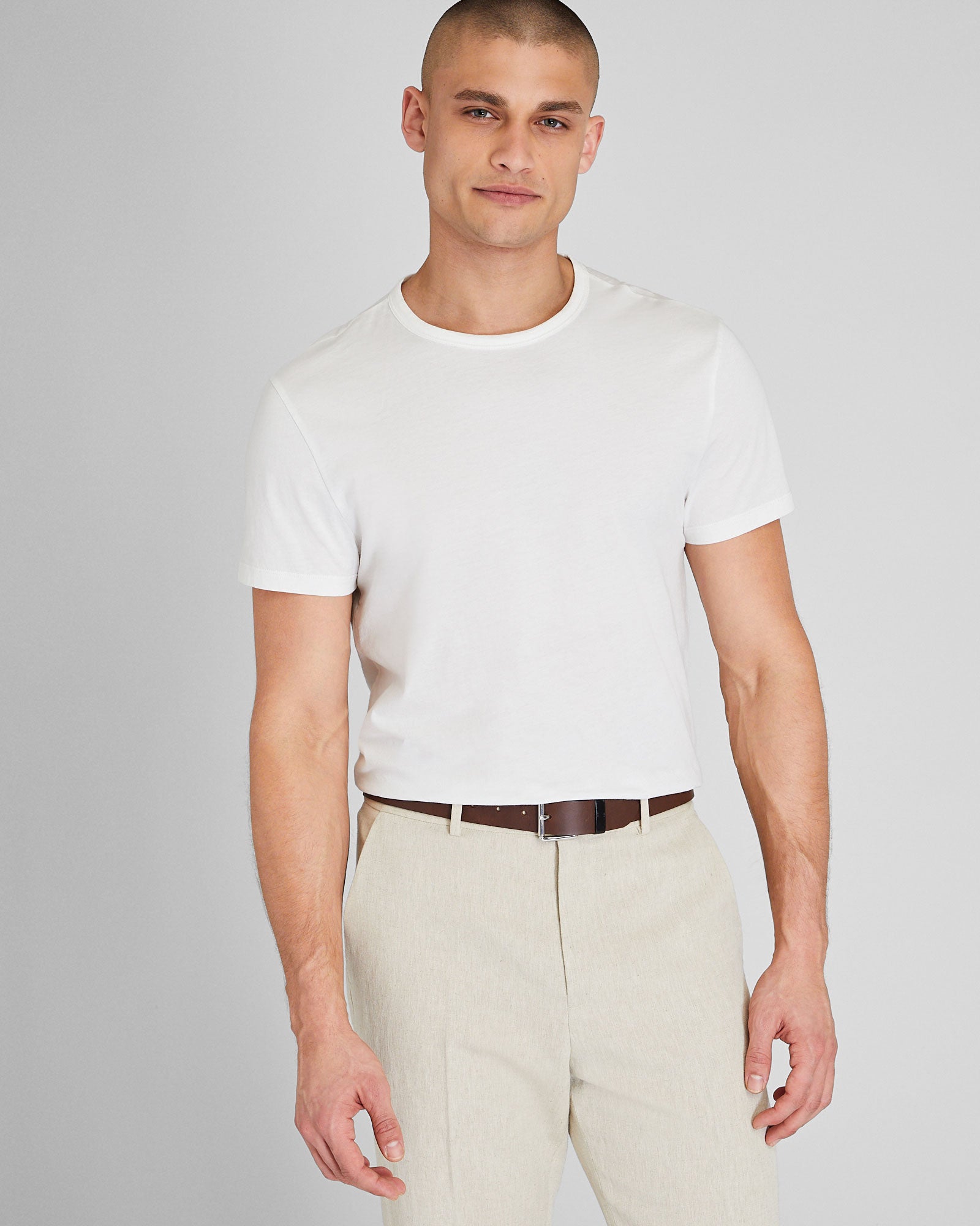 CLUB MONACO - Featherweight Japanese Tee - White