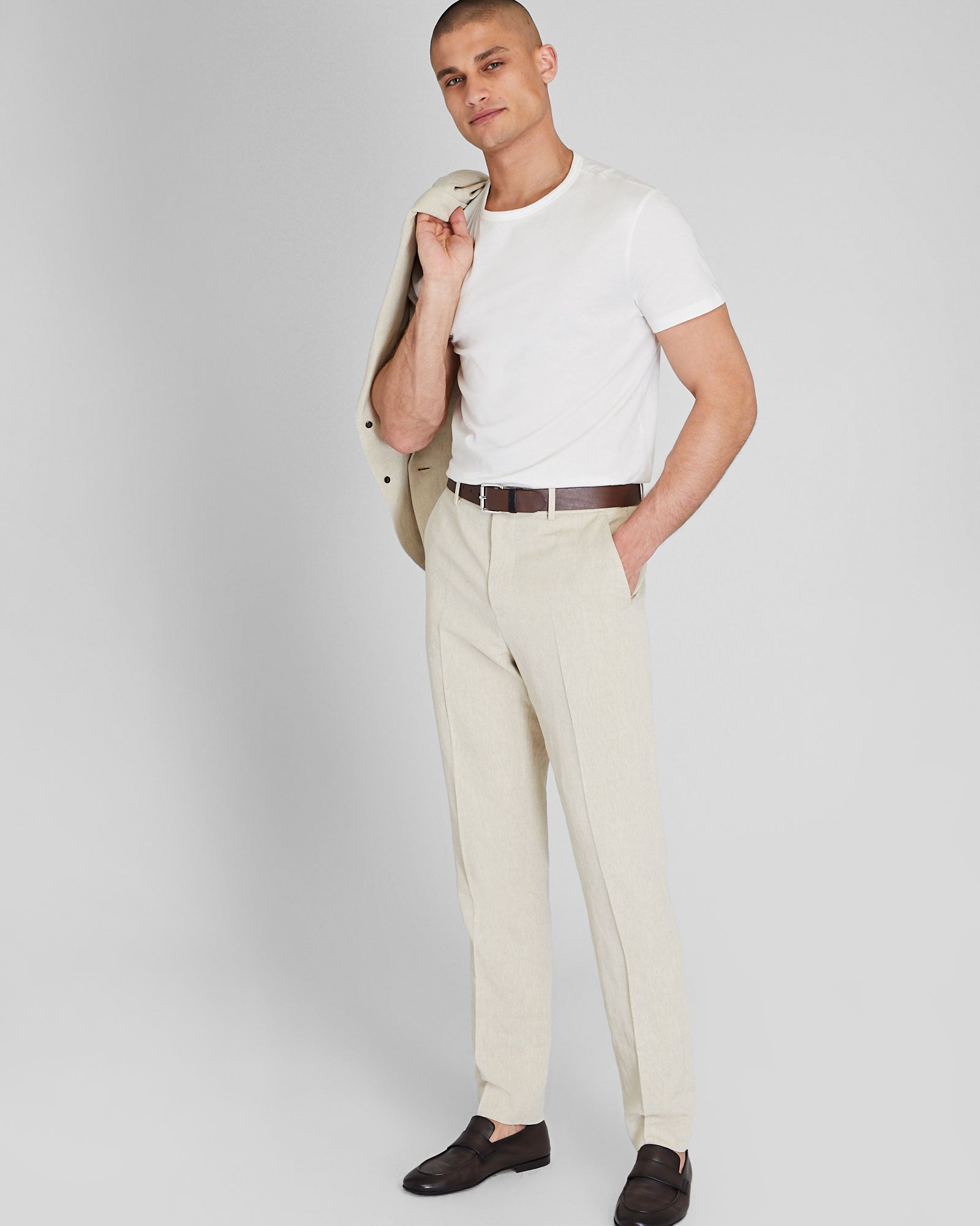 CLUB MONACO - Featherweight Japanese Tee - White