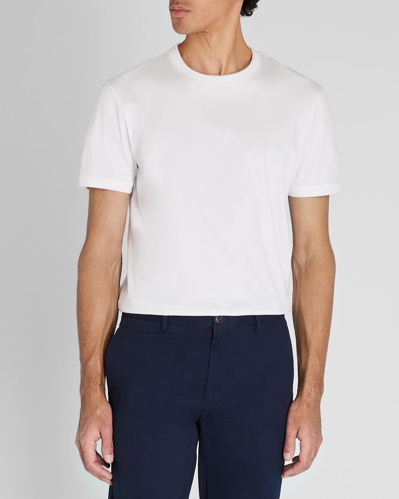 CLUB MONACO - T-shirt raffiné à manches courtes - Blanc