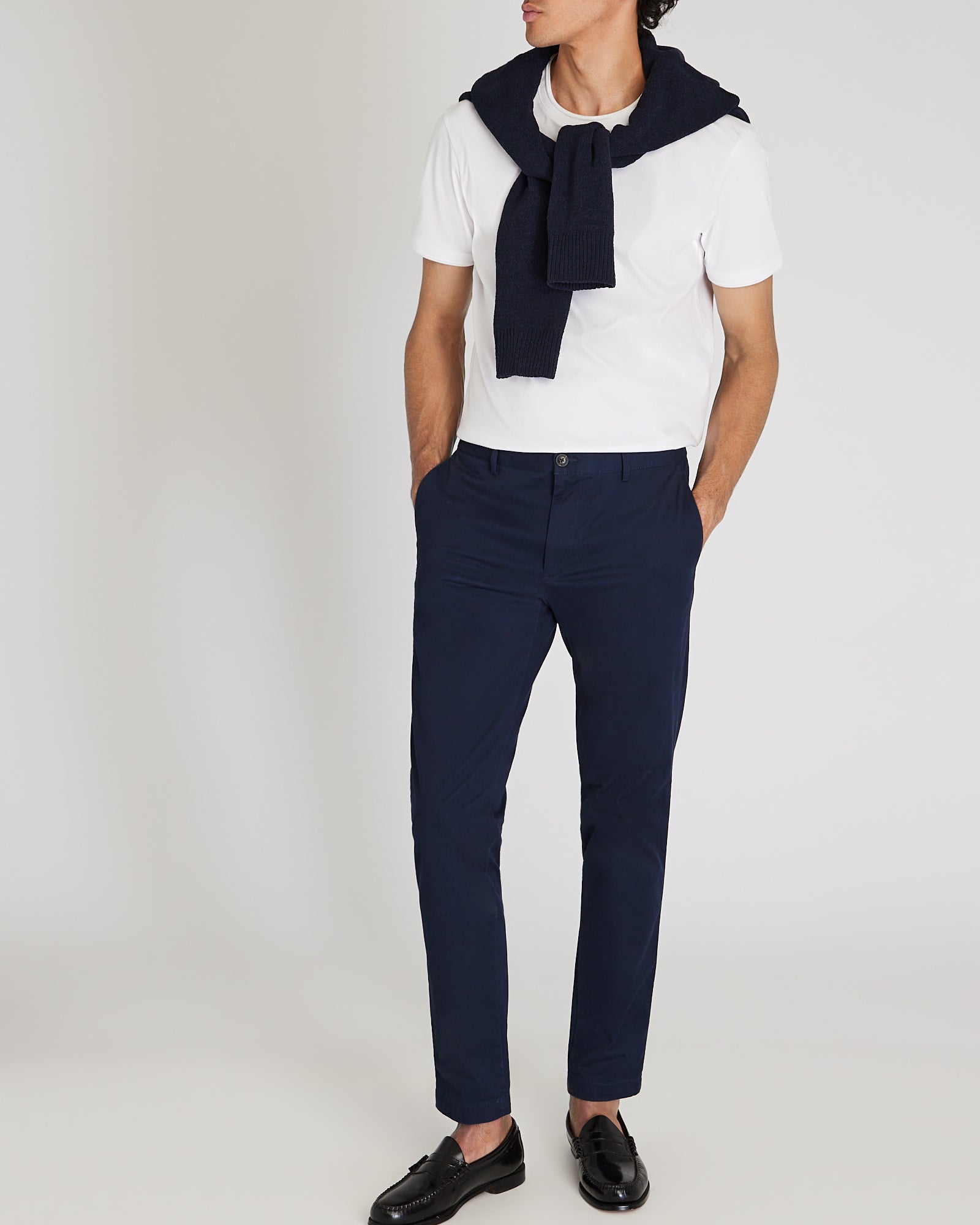CLUB MONACO - T-shirt raffiné à manches courtes - Blanc