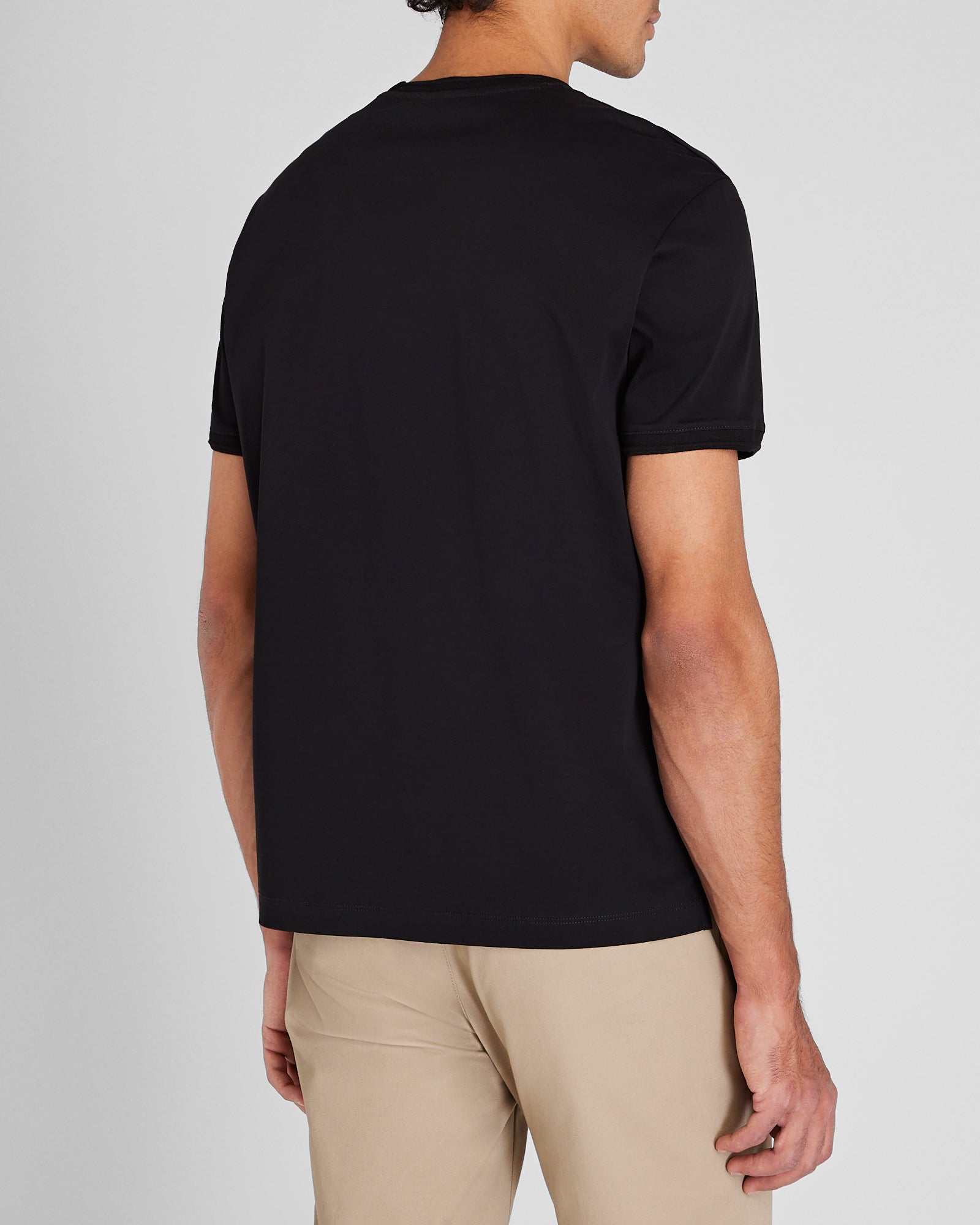 CLUB MONACO - Short-Sleeve Refined Tee - Black