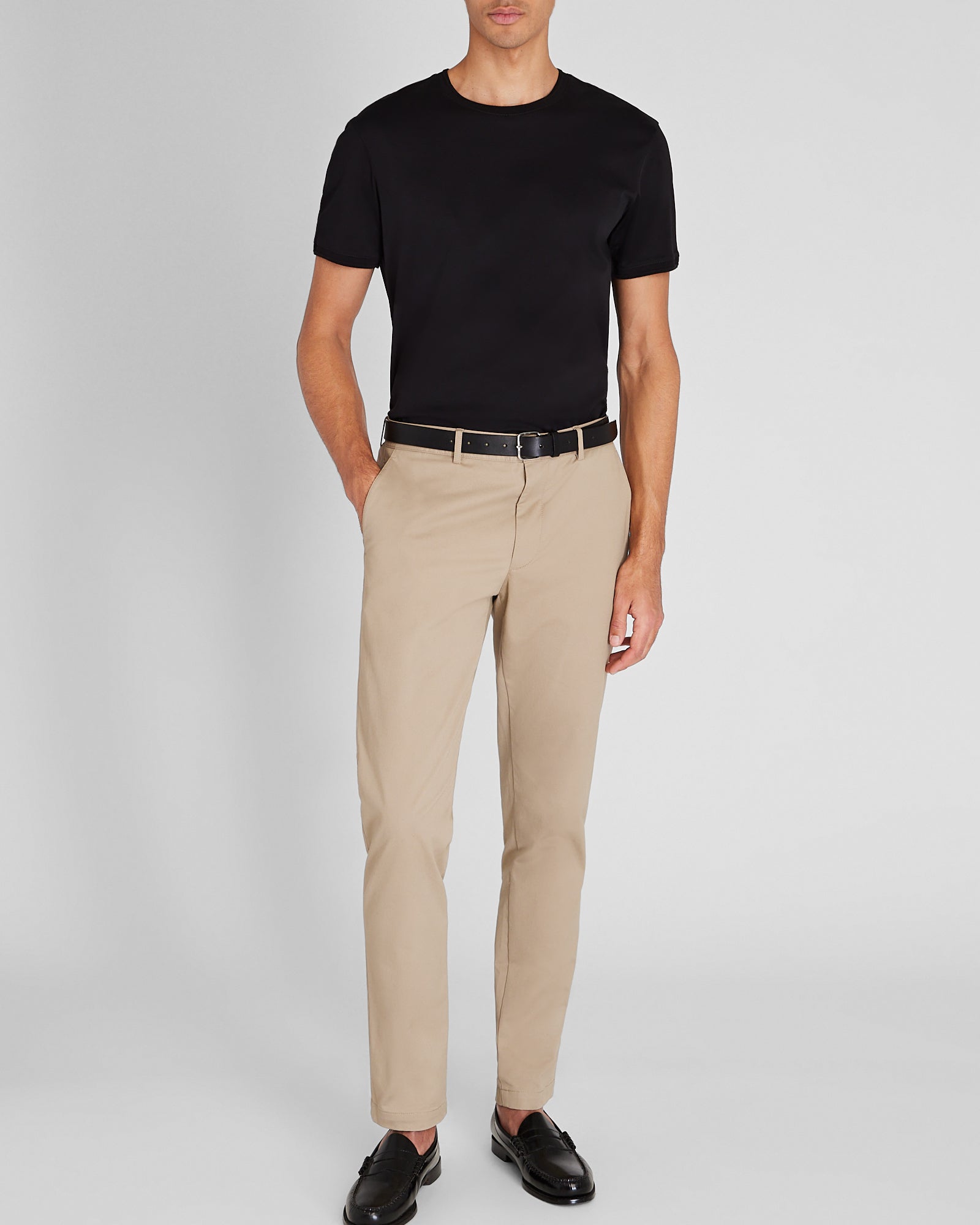 CLUB MONACO - Short-Sleeve Refined Tee - Black