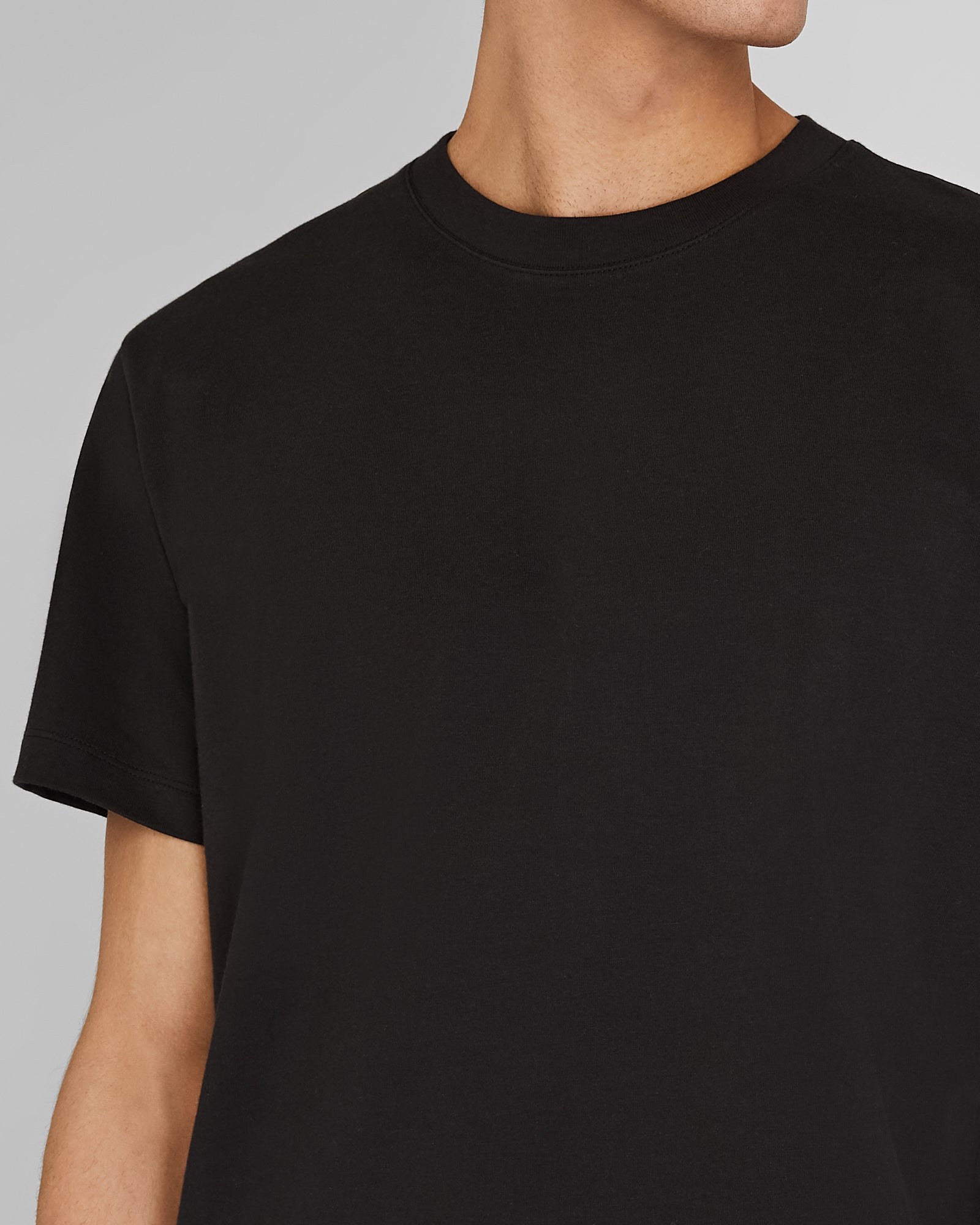 CLUB MONACO - Short-Sleeve Relaxed Tee - Black