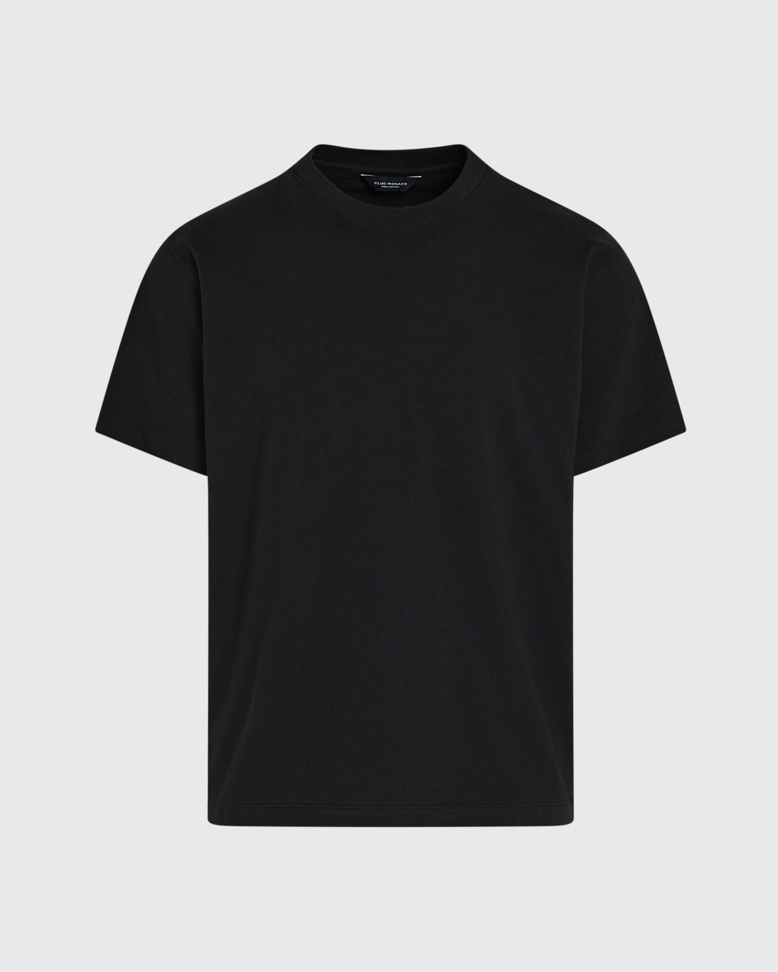 CLUB MONACO - Short-Sleeve Relaxed Tee - Black