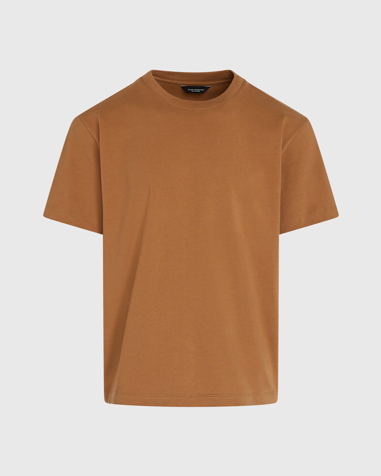 CLUB MONACO - T-shirt décontracté à manches courtes - Caramel