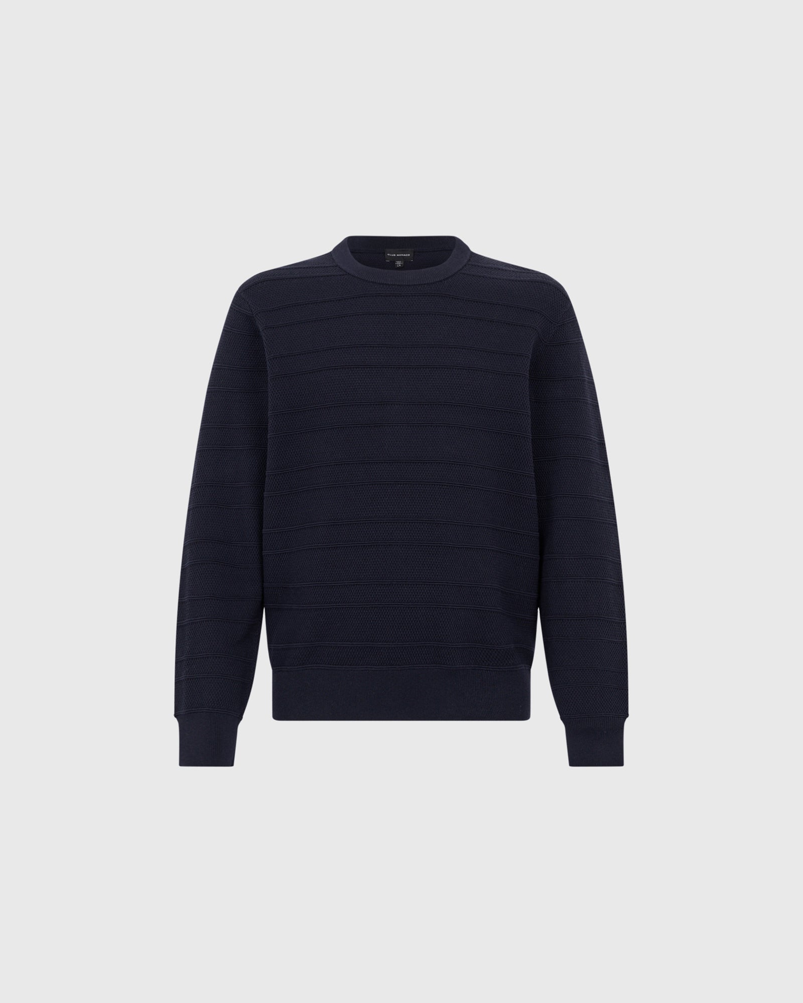 Club Monaco - Stitch Stripe Crew - True Navy