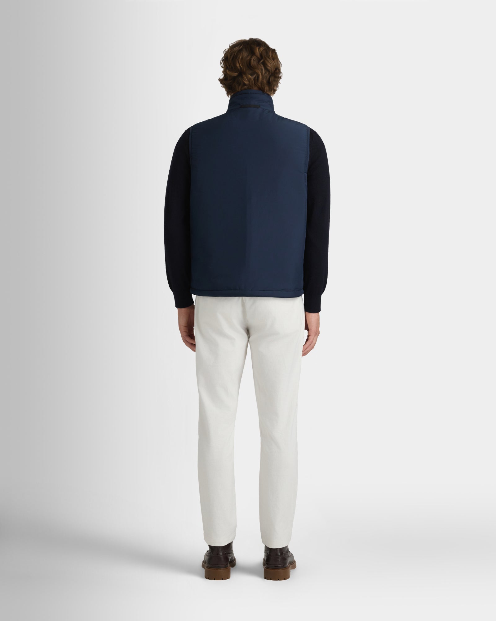 Club Monaco Corp, CA - Nylon Puffer Vest - Navy