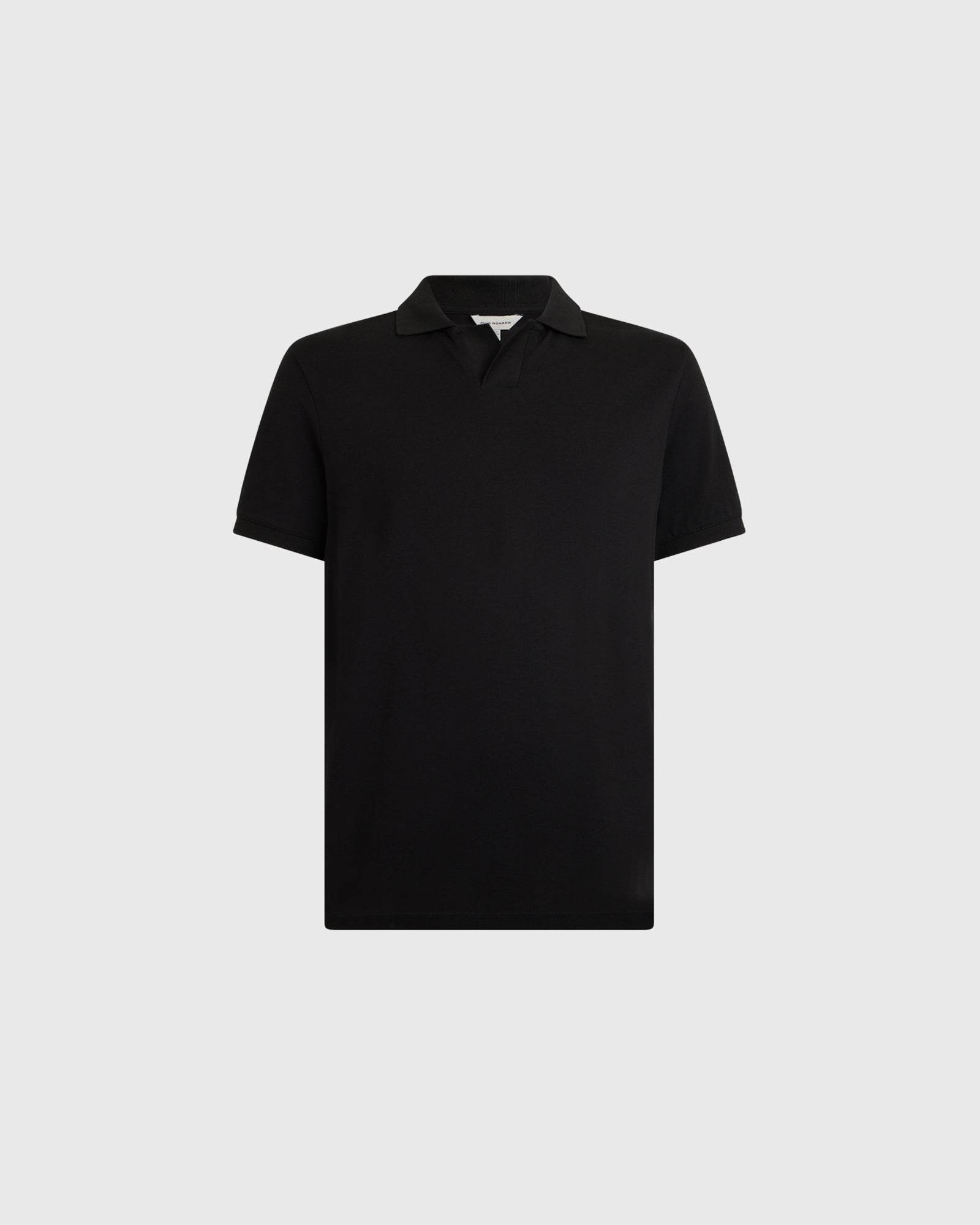 Club Monaco Corp, CA - Johnny Collar Polo Shirt - Black