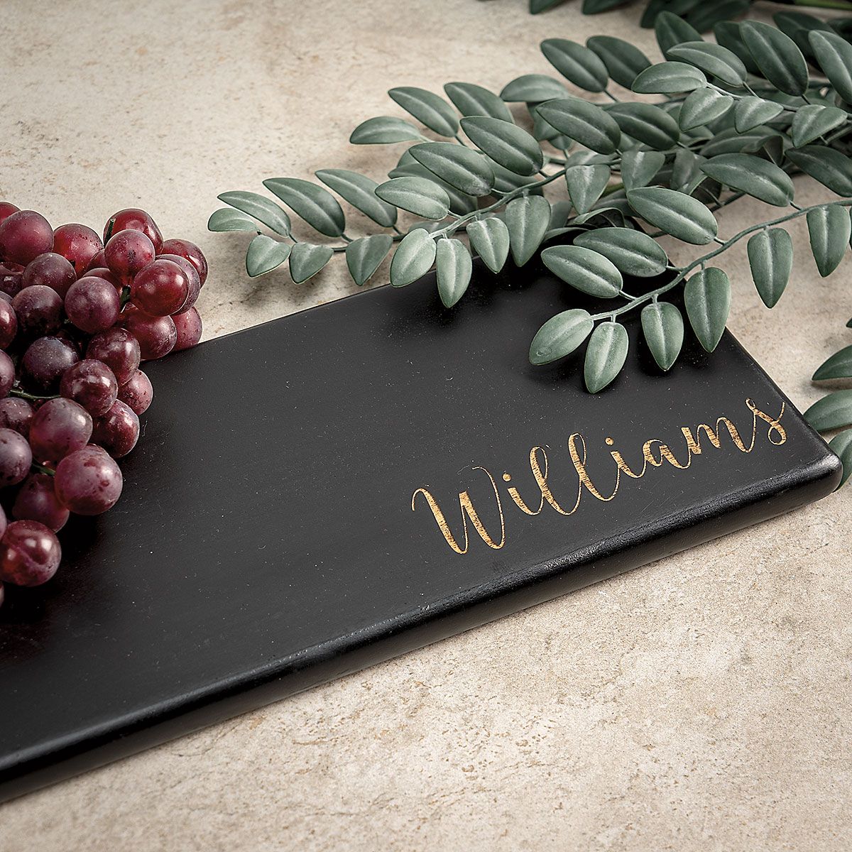 CLUB MONACO - Long Black Cutting Board - 
