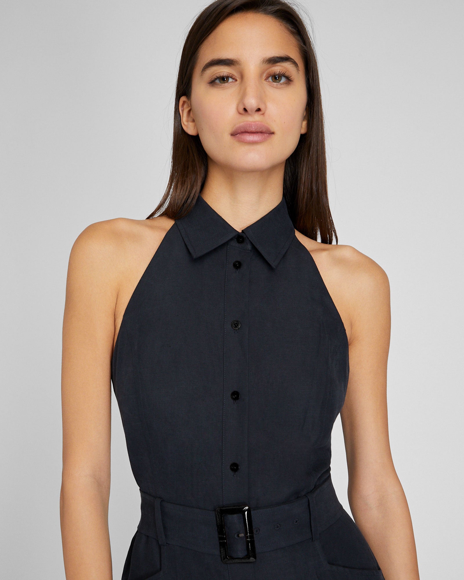 CLUB MONACO - Sleeveless Jumpsuit - Black
